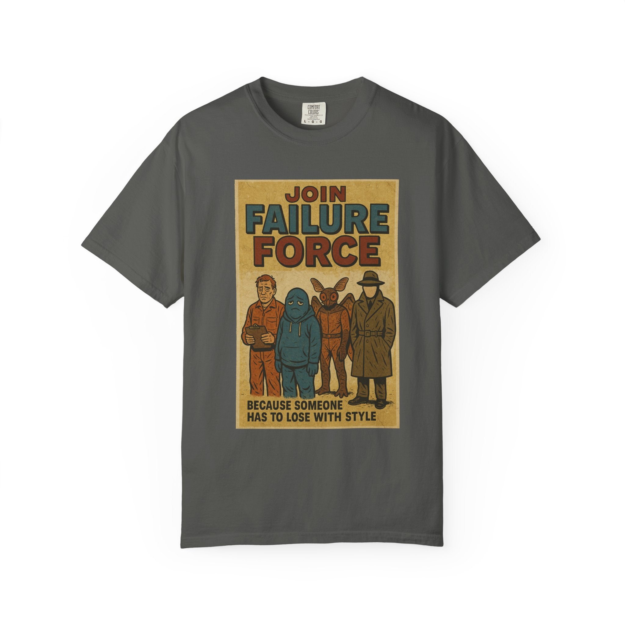 Join Failure Force T-Shirt – “Lose with Style” Retro Parody Tee