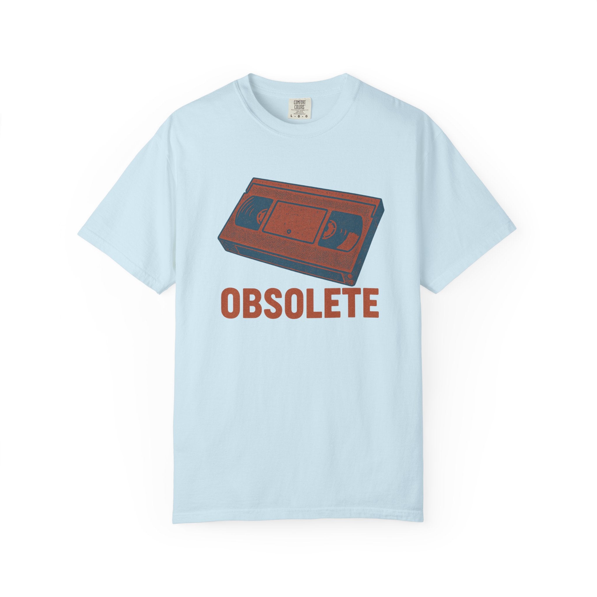 “OBSOLETE” VHS Tape T-Shirt – Retro Nostalgia with a Side of Existential Dread