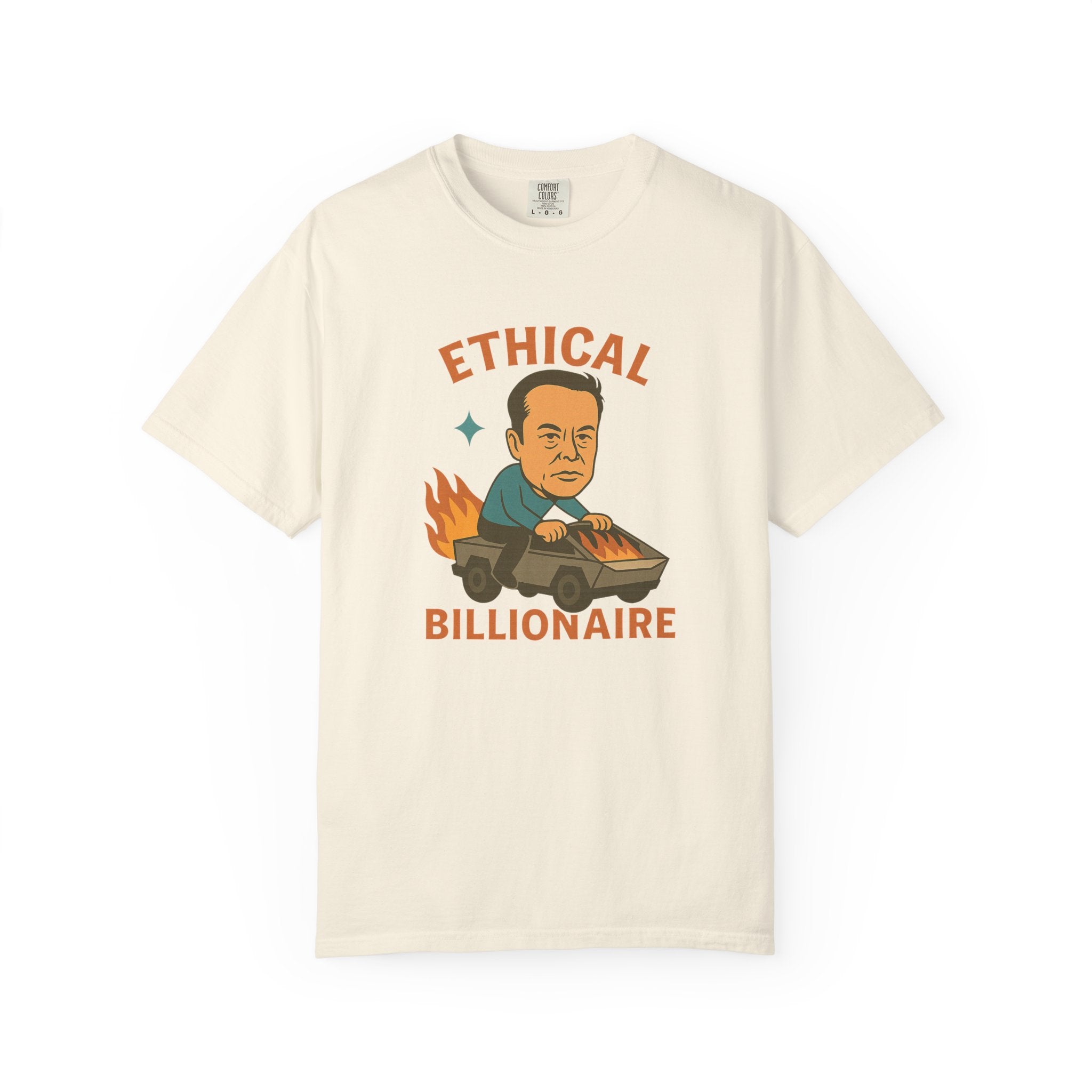 Dumpster Fire Driving Ethical Billionaire T-Shirt