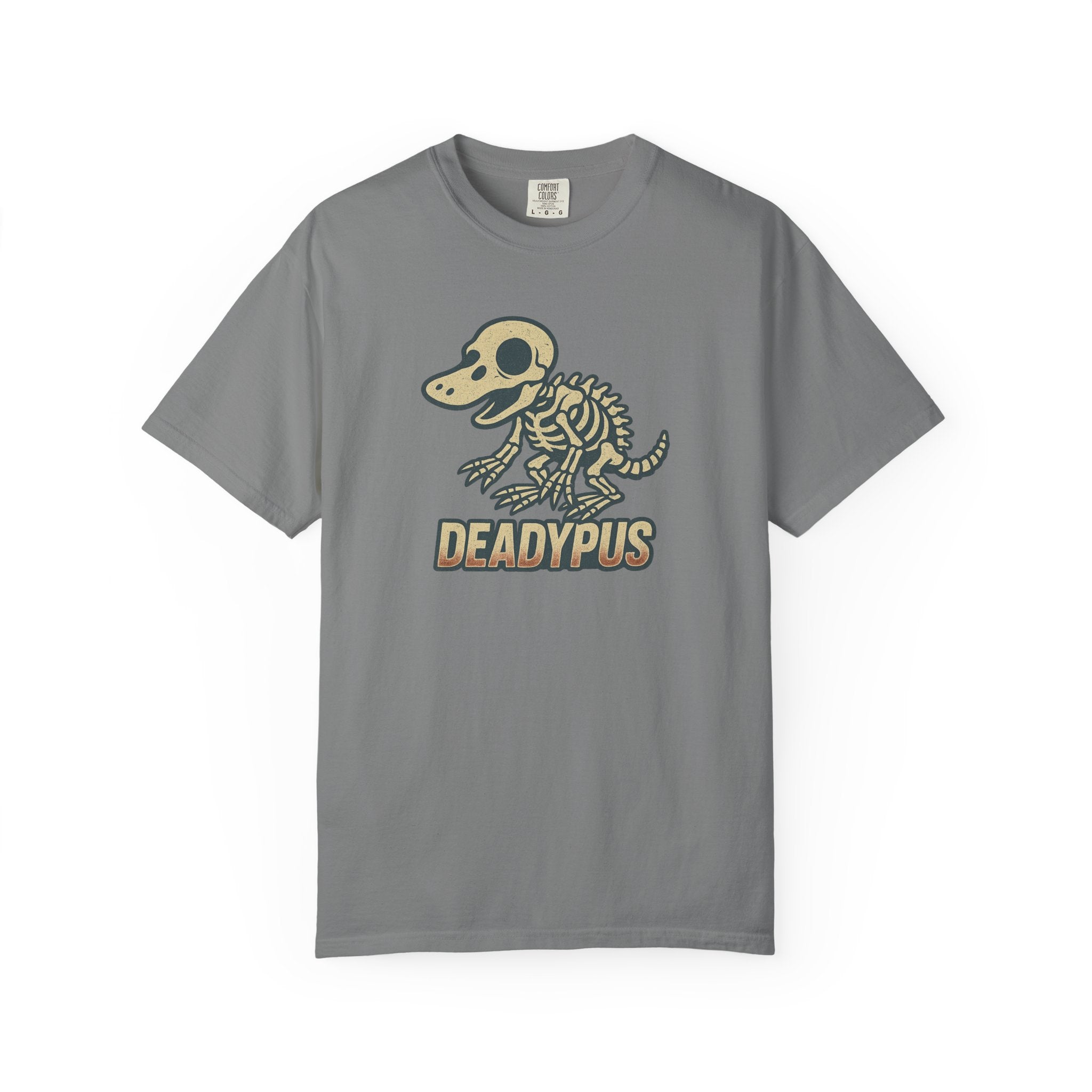 “Deadypus” T-Shirt – Funny Skeleton Platypus Pun Tee for the Dark-Humored