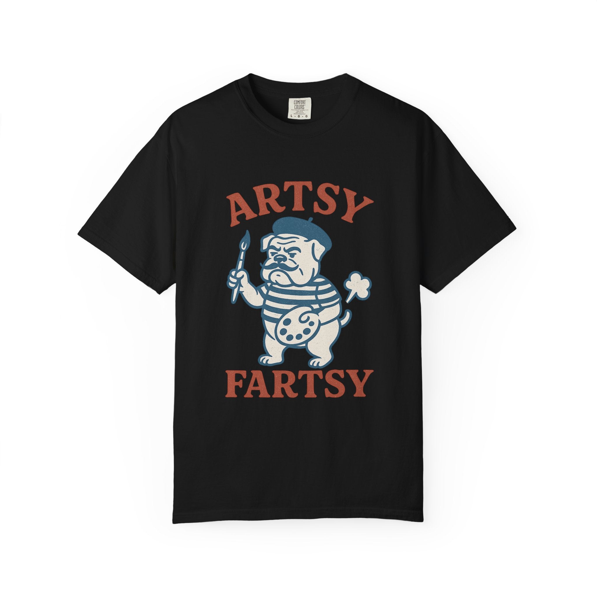 Artsy Fartsy Bulldog T-Shirt