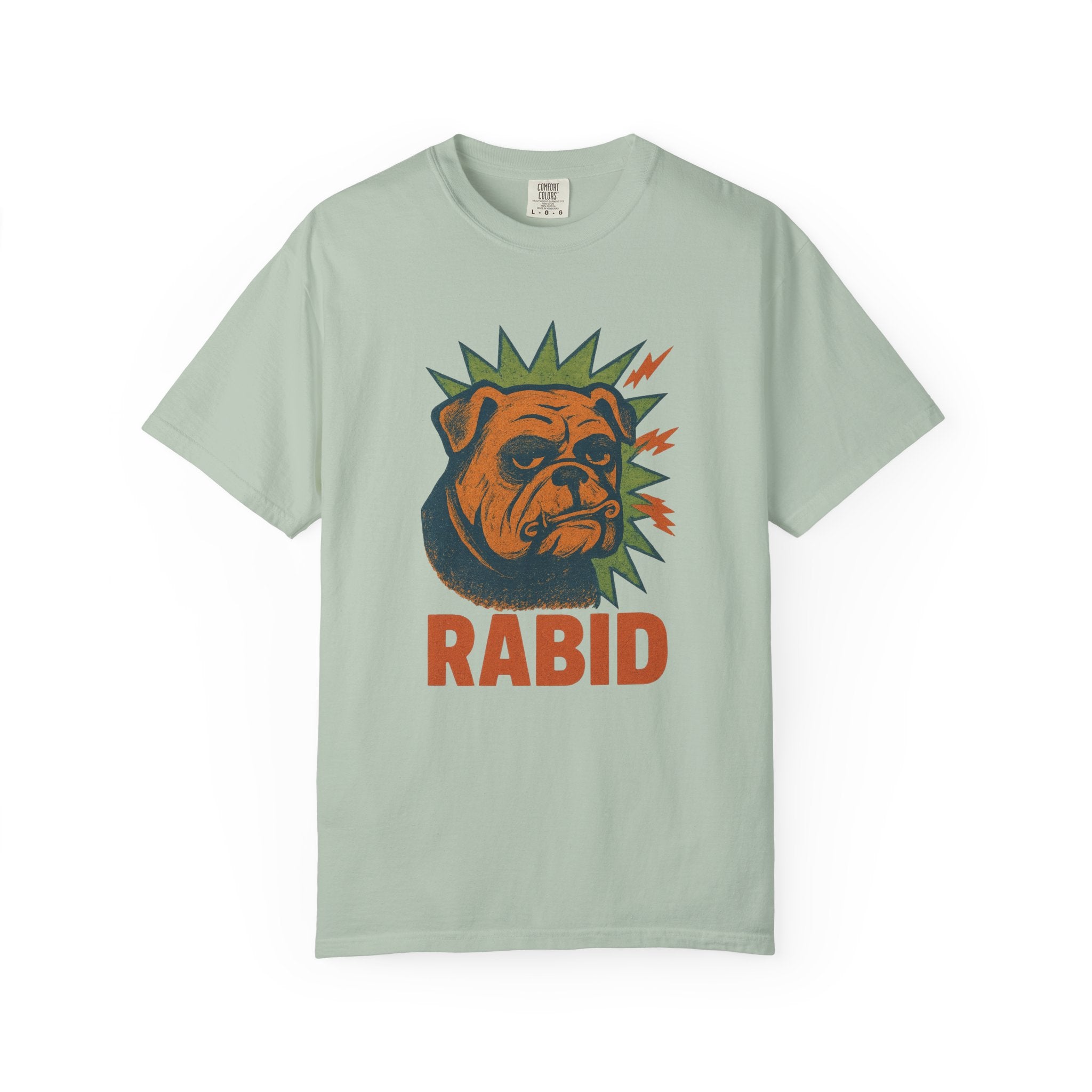 “RABID” Bulldog T-Shirt – Angry Mascot Energy for the Emotionally Feral