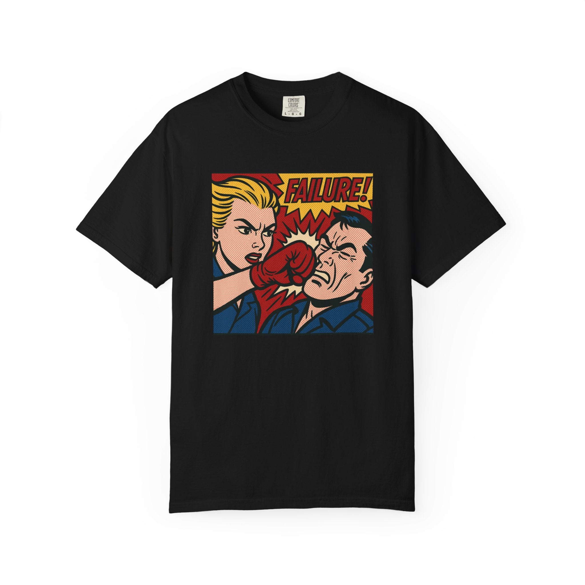 LichtenFAILURE Pop Art Tee – Retro Punch Comic Panel Shirt