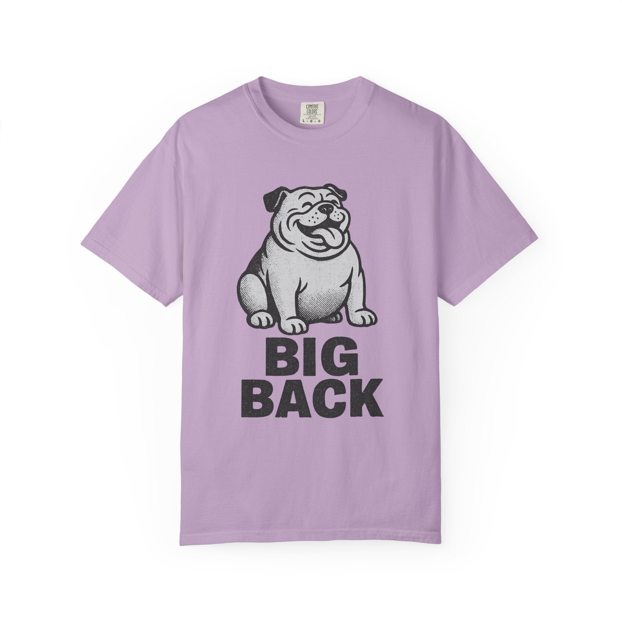 “Big Back” Bulldog T-Shirt – Gen Z Slang Humor Tee Featuring a Chunky Retro Pup