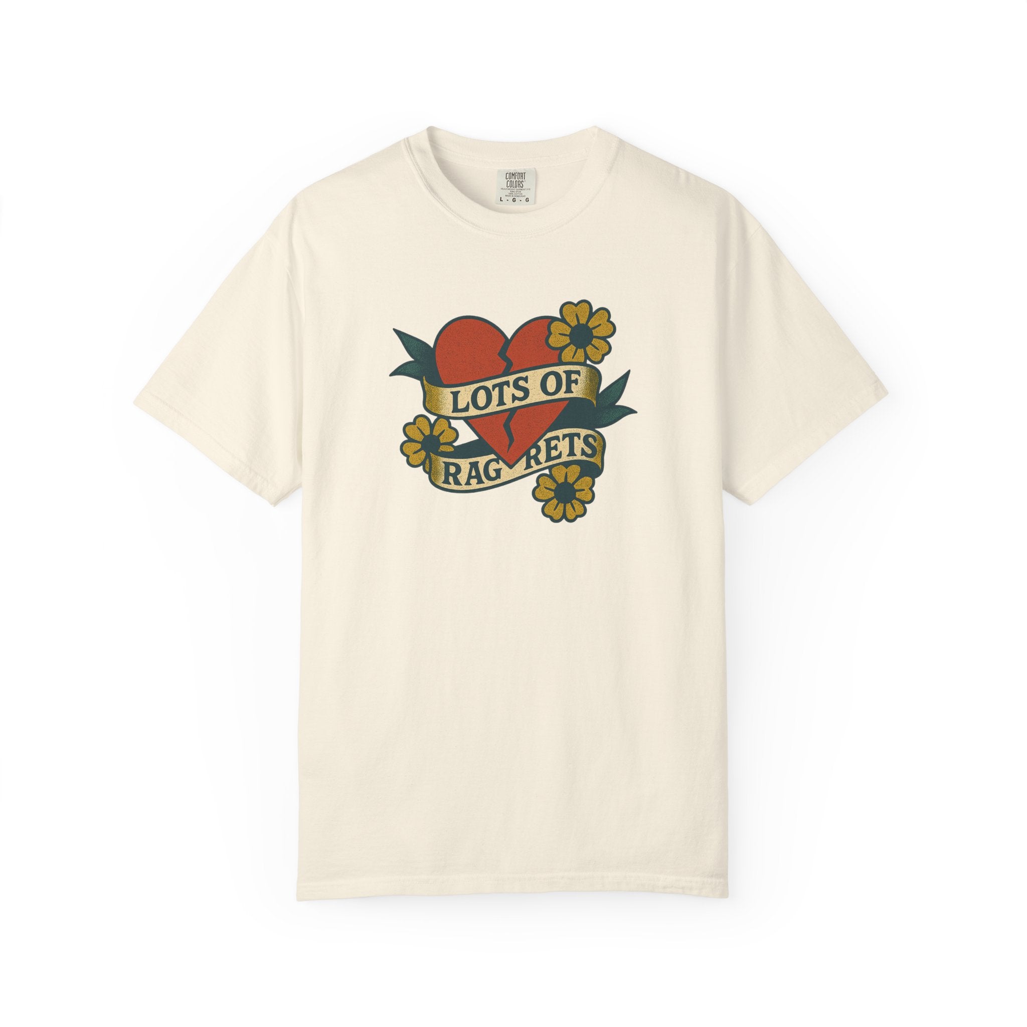 Plenty of Ragrets - Tattoo-inspired T-shirt.