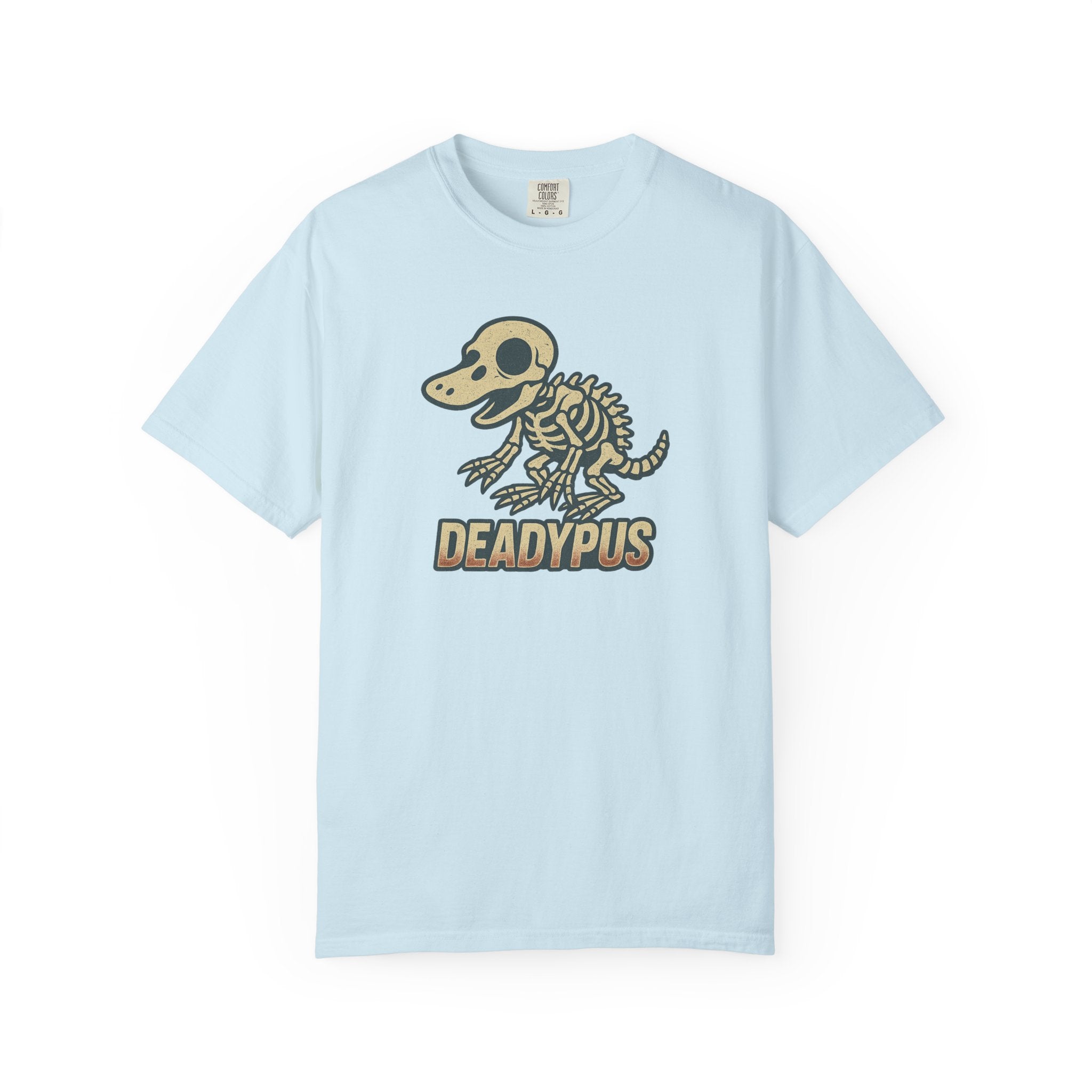 “Deadypus” T-Shirt – Funny Skeleton Platypus Pun Tee for the Dark-Humored
