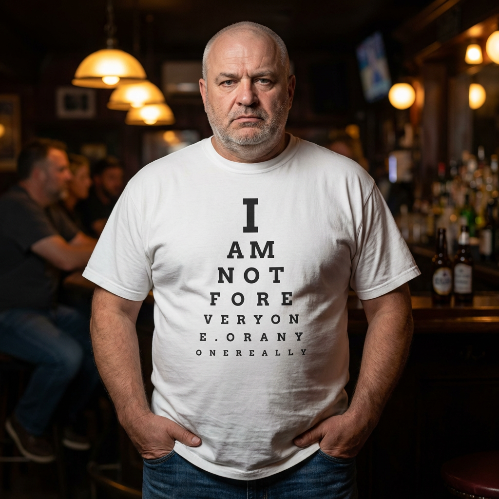 I Am Not For Everyone - Eye Chart T-Shirt