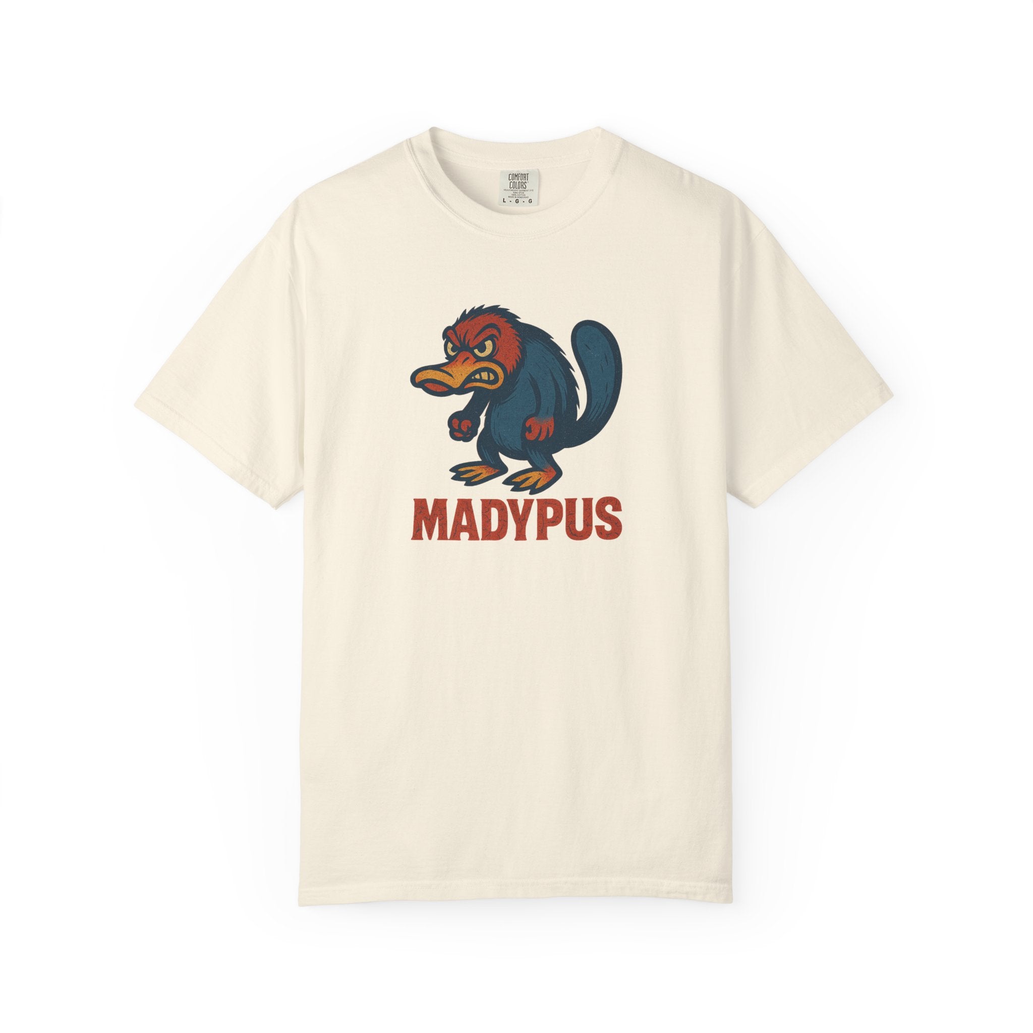 “Madypus” T-Shirt – Angry Platypus Pun Tee for the Chronically Irritated
