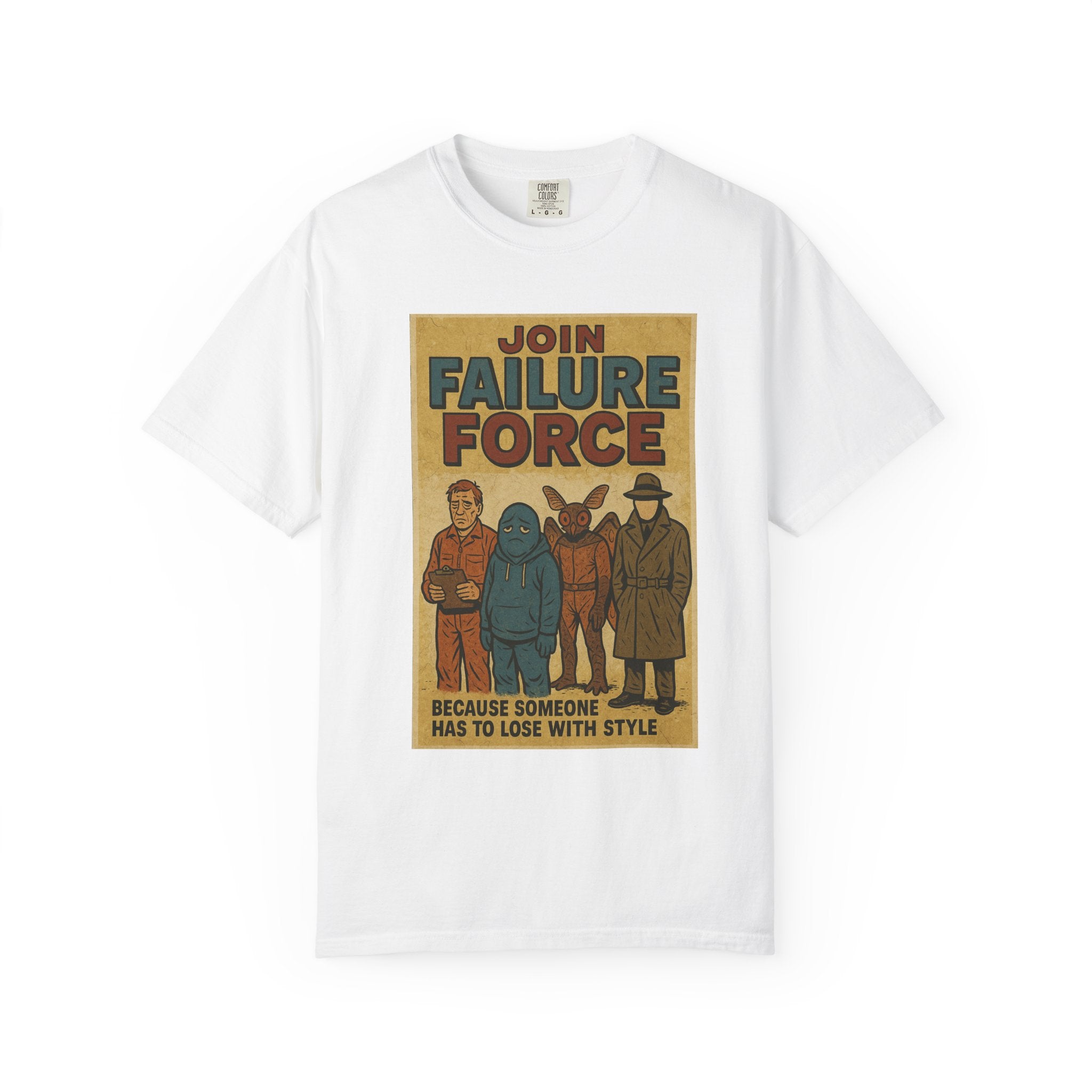 Join Failure Force T-Shirt – “Lose with Style” Retro Parody Tee