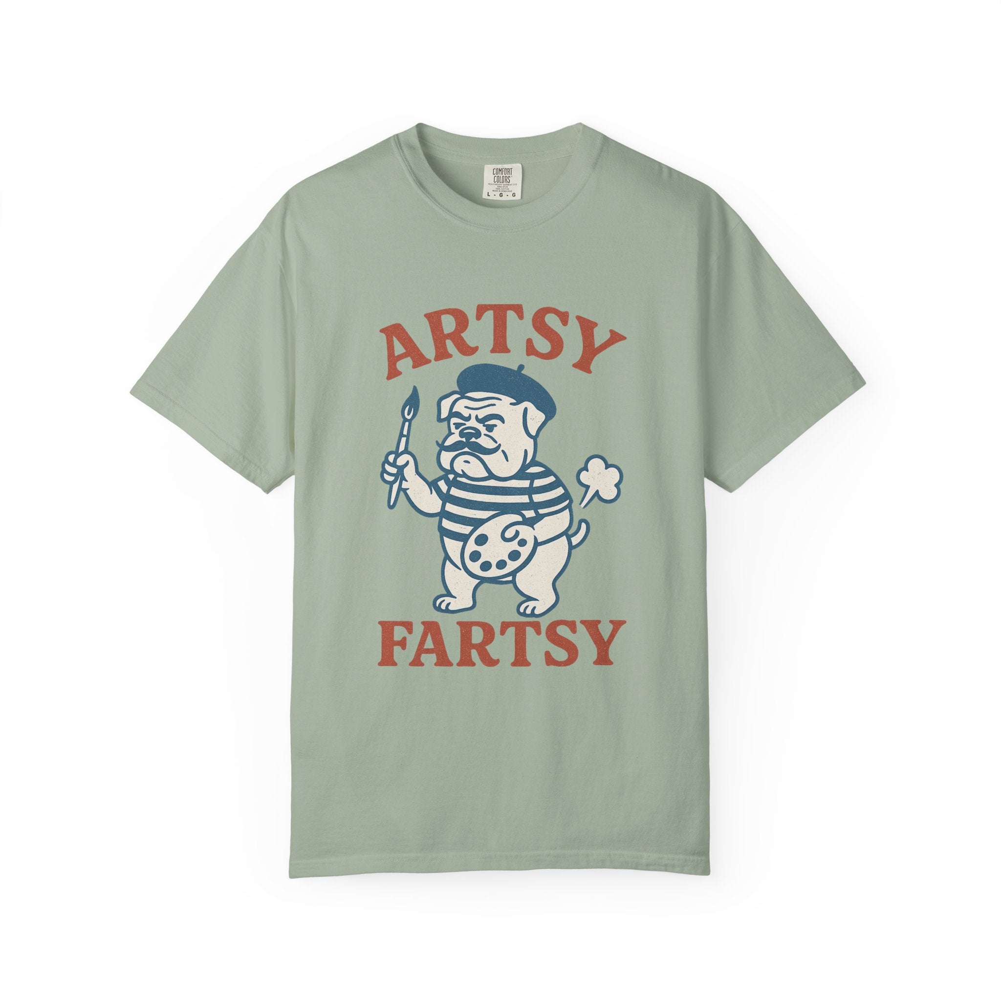Artsy Fartsy Bulldog T-Shirt
