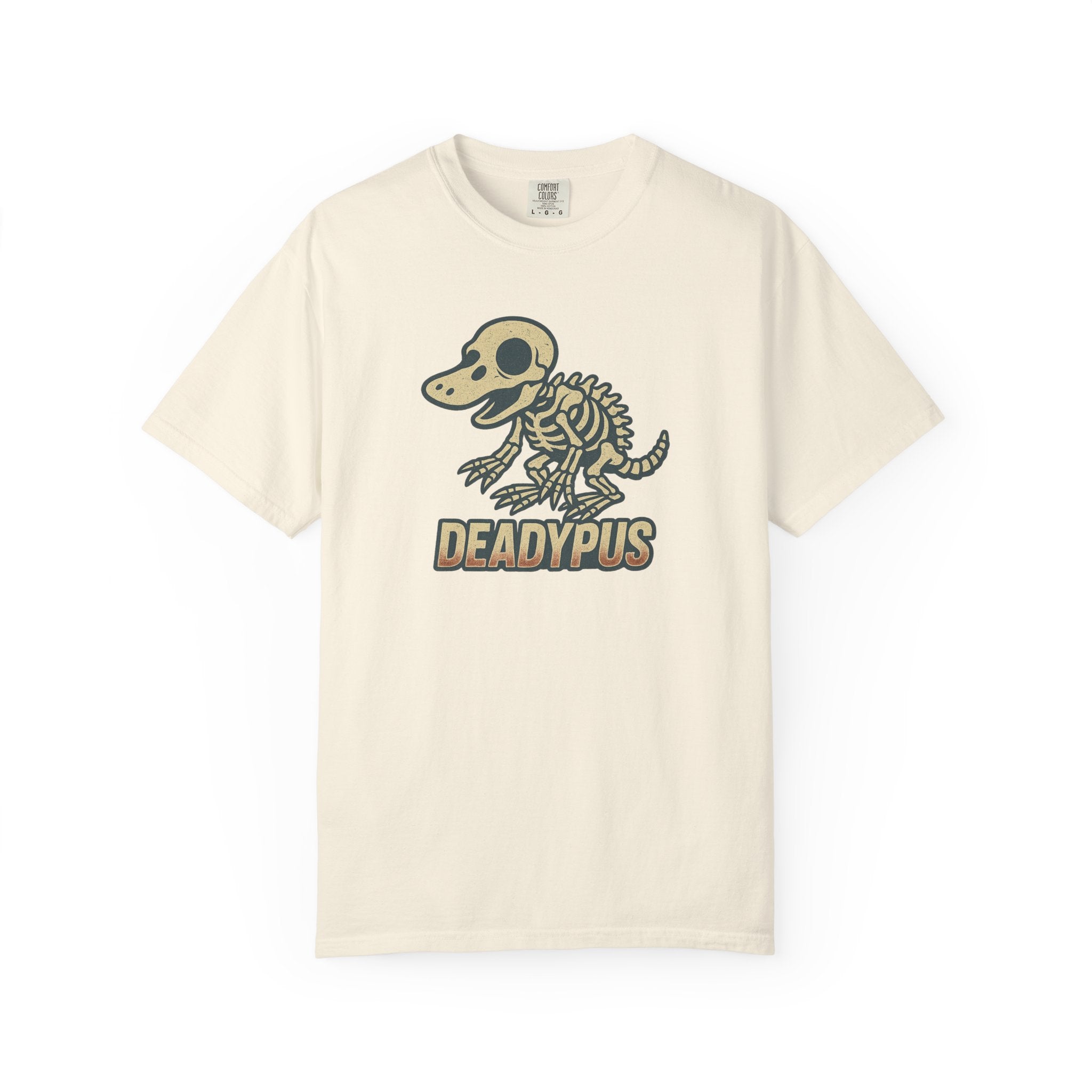 “Deadypus” T-Shirt – Funny Skeleton Platypus Pun Tee for the Dark-Humored