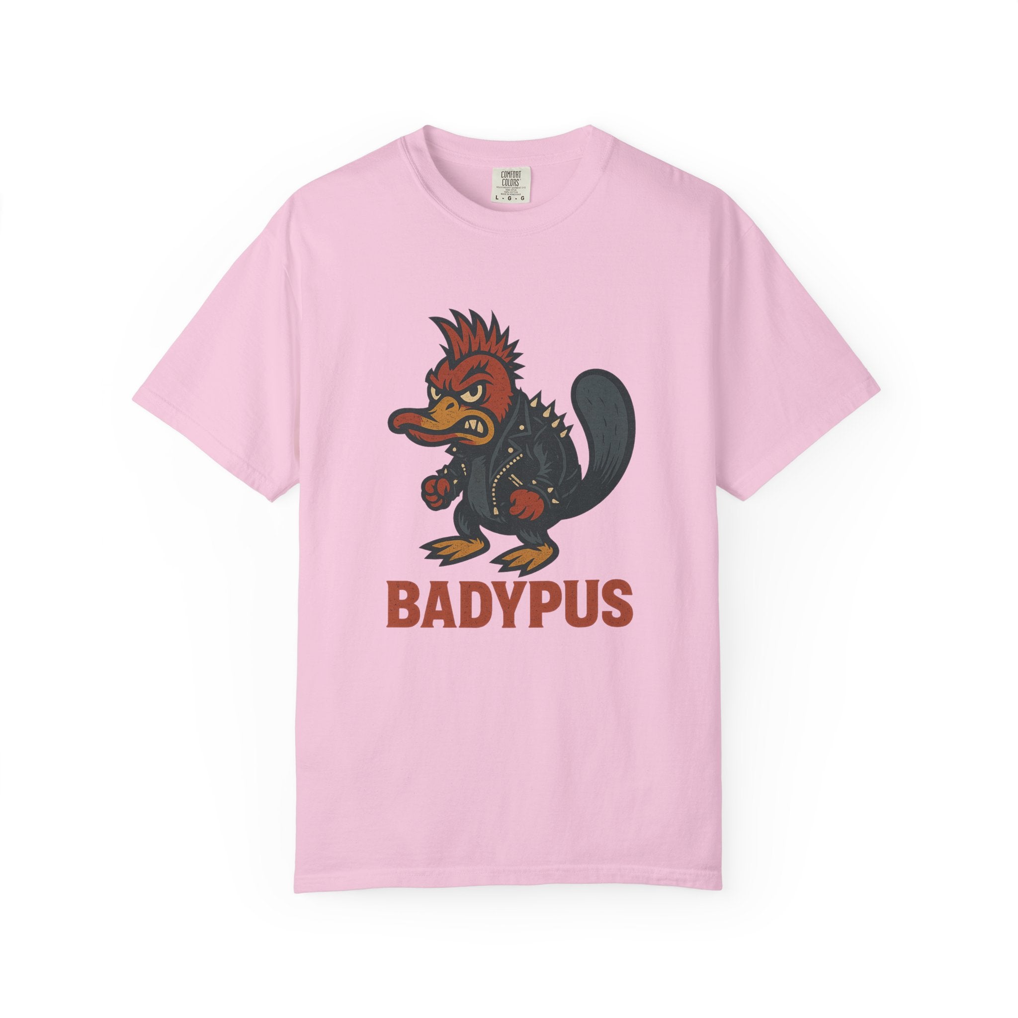 “Badypus” T-Shirt – Angry Punk Platypus Pun Tee for Rule Breakers and Weirdos