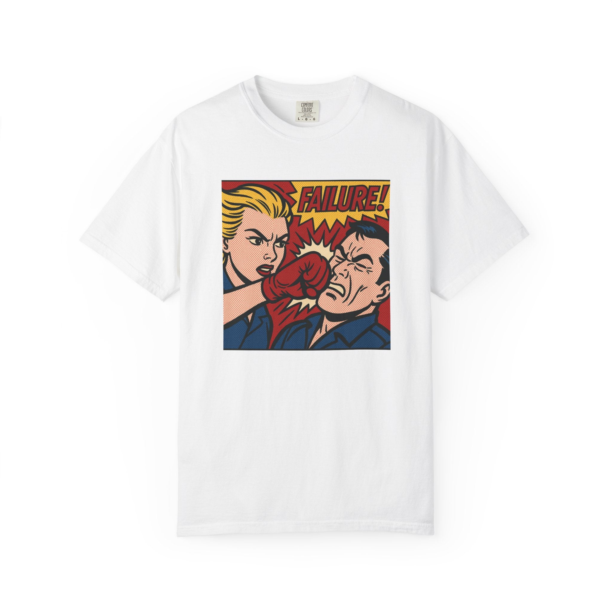 LichtenFAILURE Pop Art Tee – Retro Punch Comic Panel Shirt