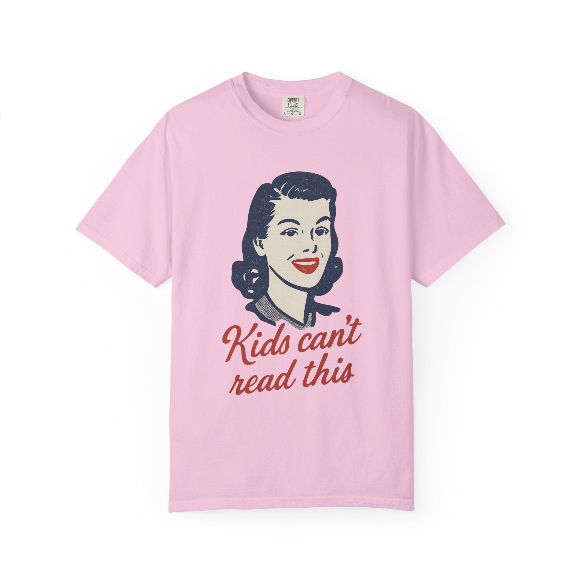 “Kids Can’t Read This” T-Shirt – Retro Cursive Joke Tee About Generational Literacy Gaps