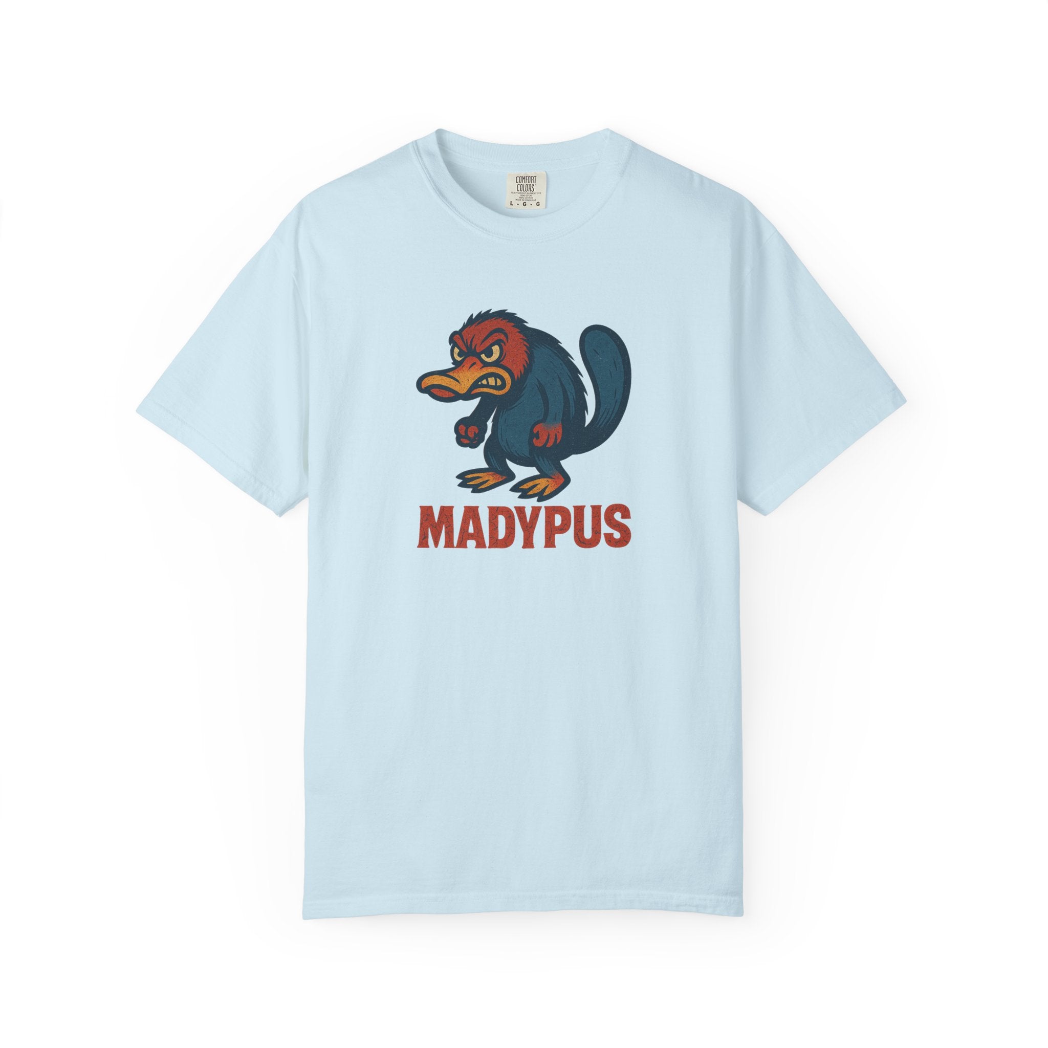 “Madypus” T-Shirt – Angry Platypus Pun Tee for the Chronically Irritated