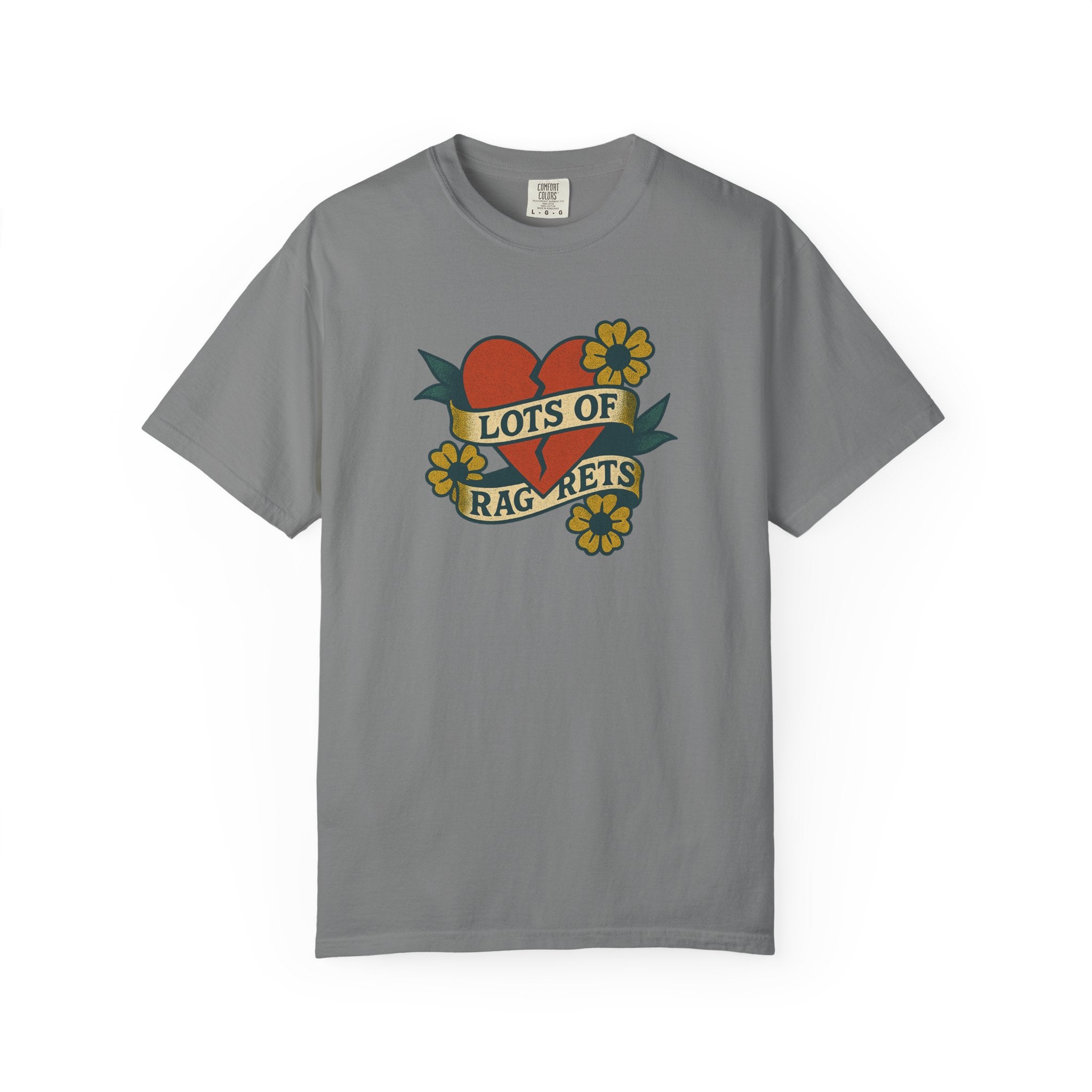 Plenty of Ragrets - Tattoo-inspired T-shirt.