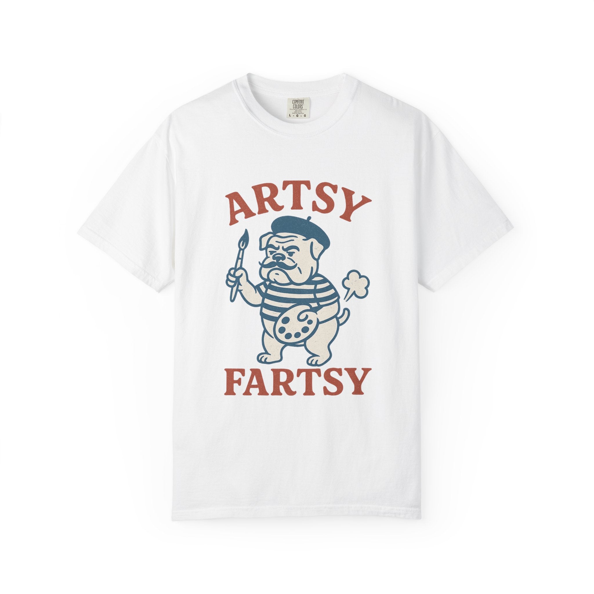 Artsy Fartsy Bulldog T-Shirt