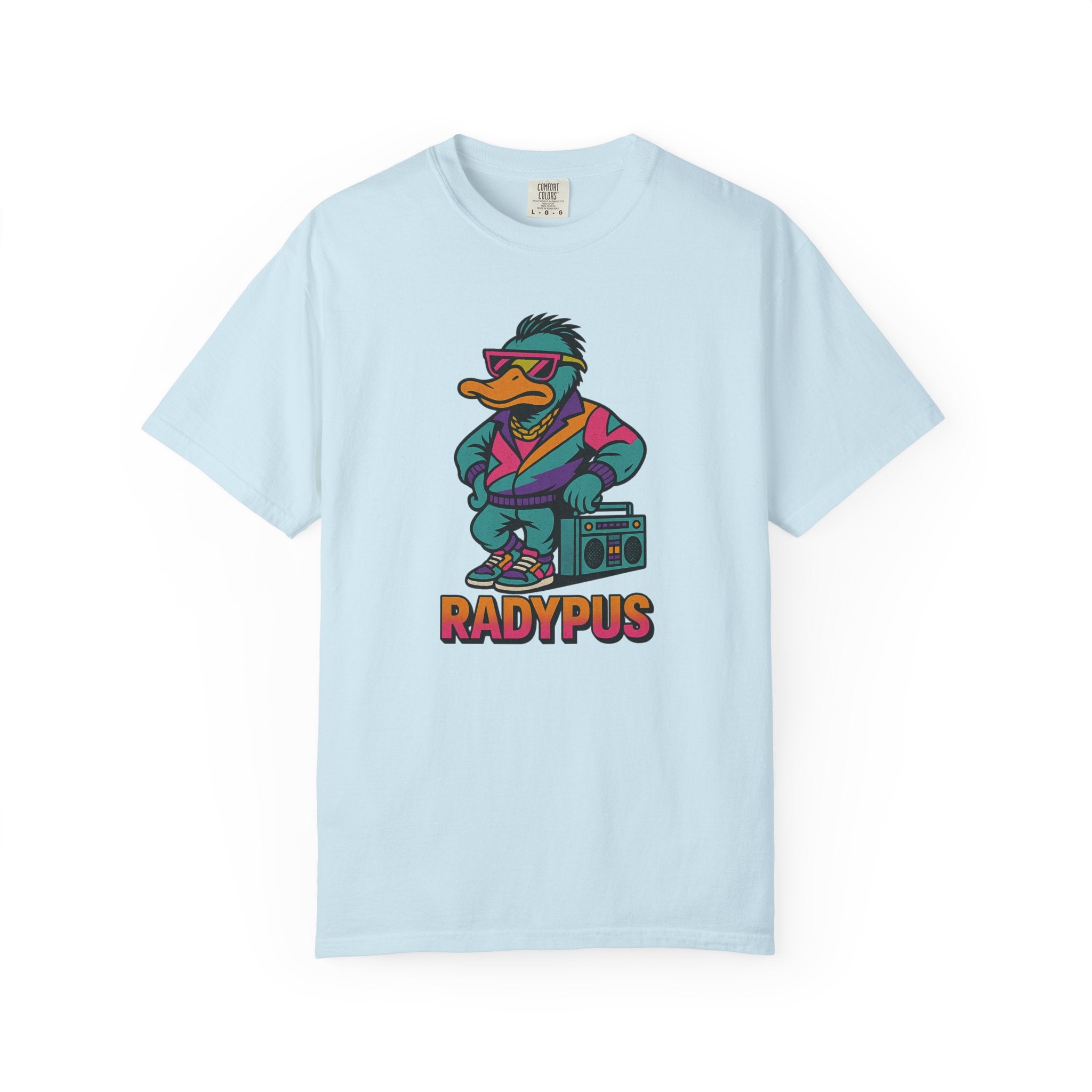 “Radypus” T-Shirt – Retro 80s Platypus Pun Tee for Vintage Vibes and Maximum Swagger