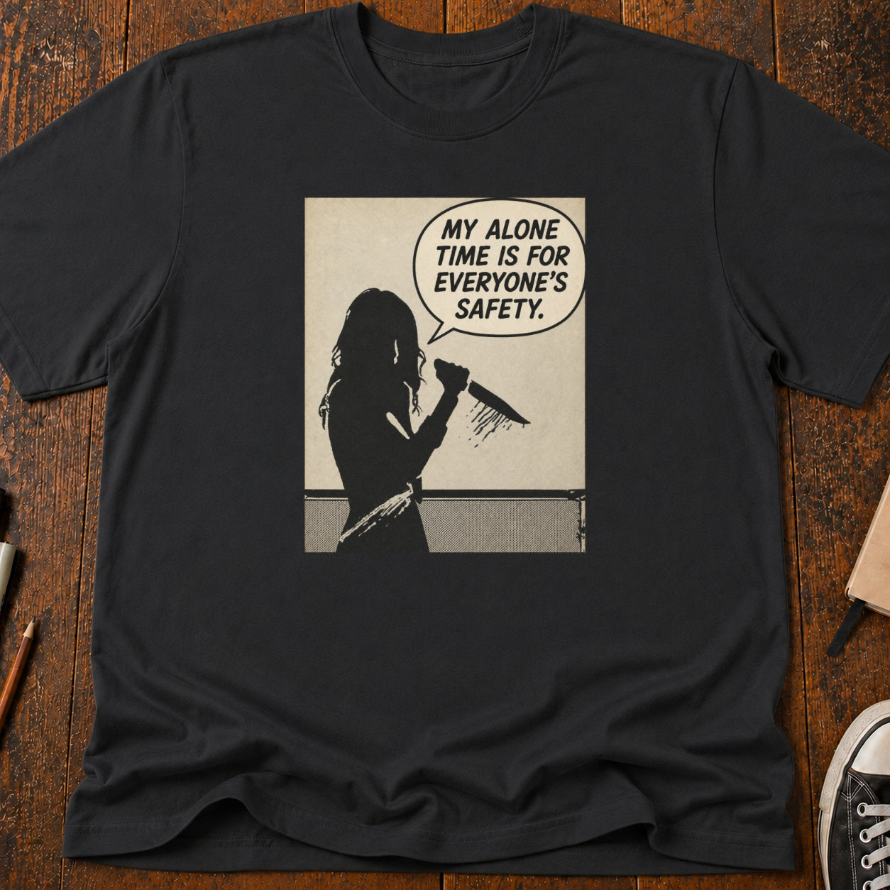 Alone Time Safety T-Shirt
