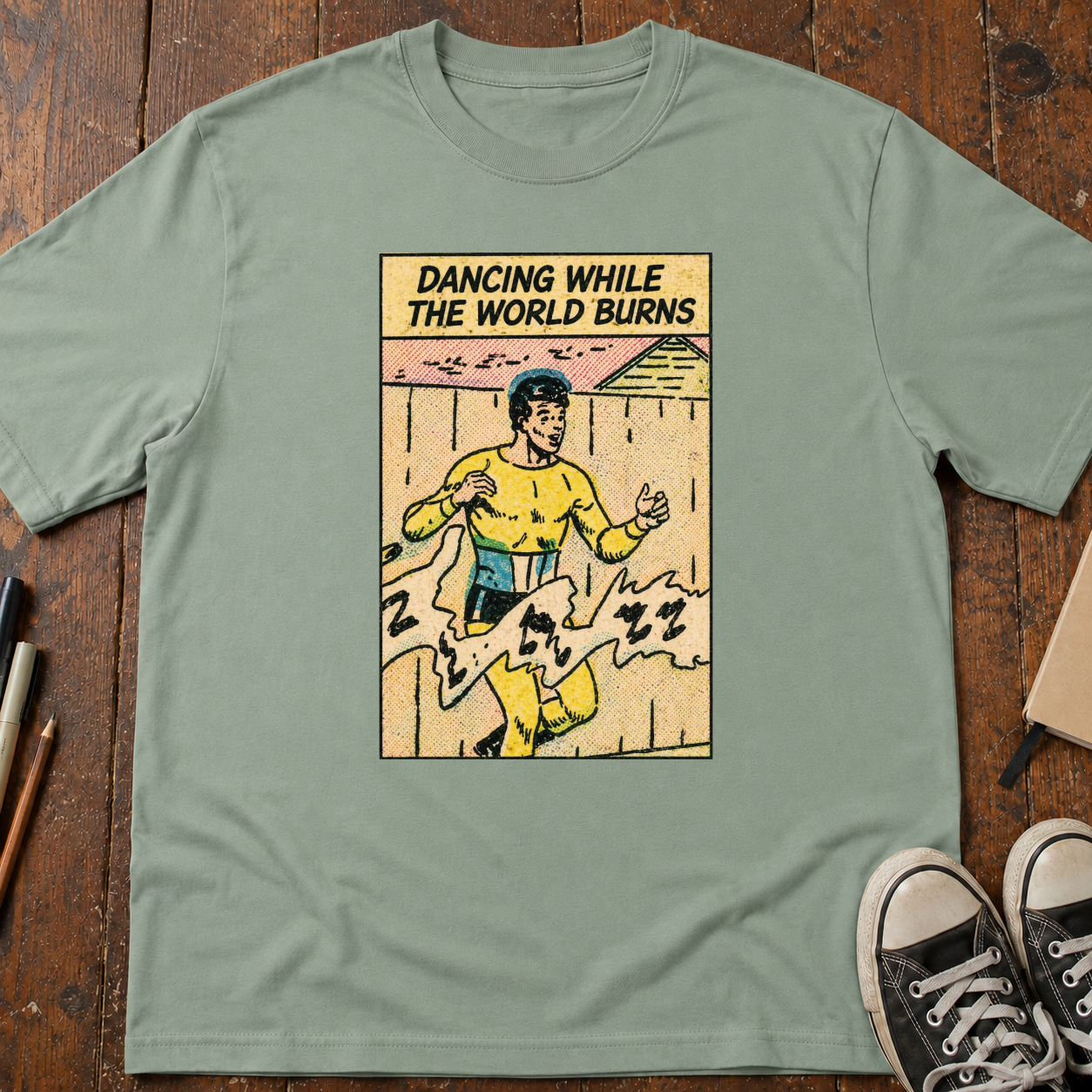 Dancing While The World Burns T-Shirt