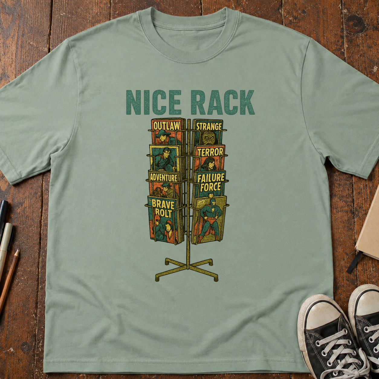 Nice Rack Comic Book T-Shirt