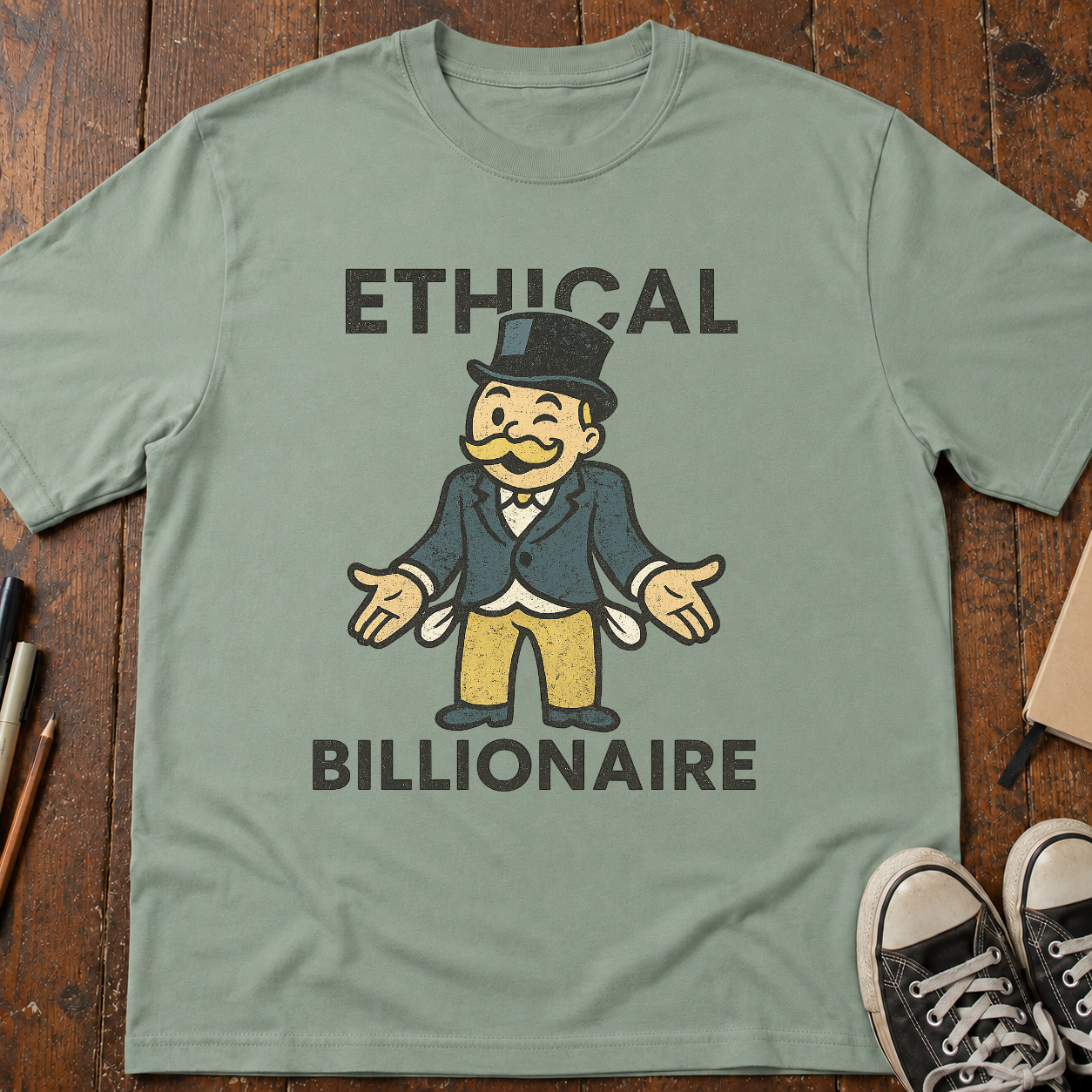 (No such thing as an) Ethical Billionaire T-Shirt