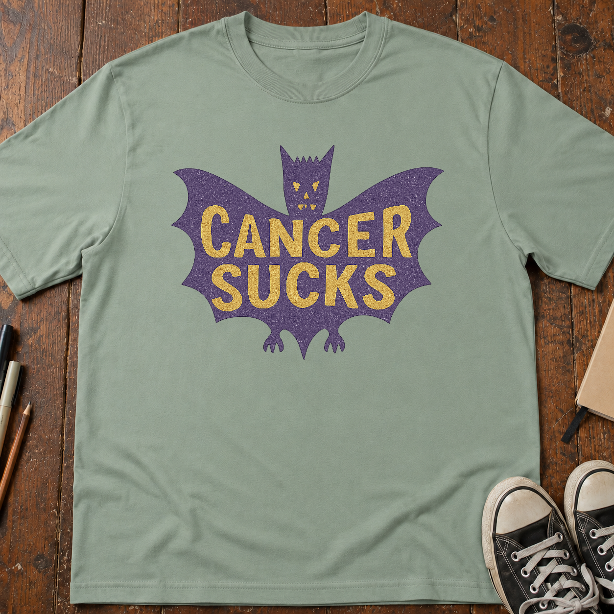 Cancer Sucks - COMICS CURING CANCER T-SHIRT