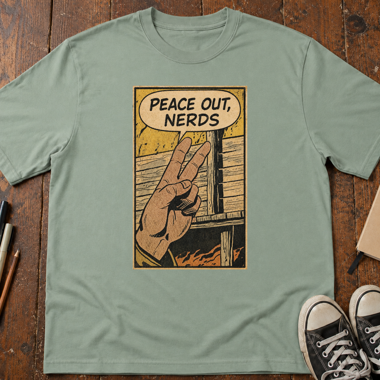 Peace Out, Nerds T-Shirt