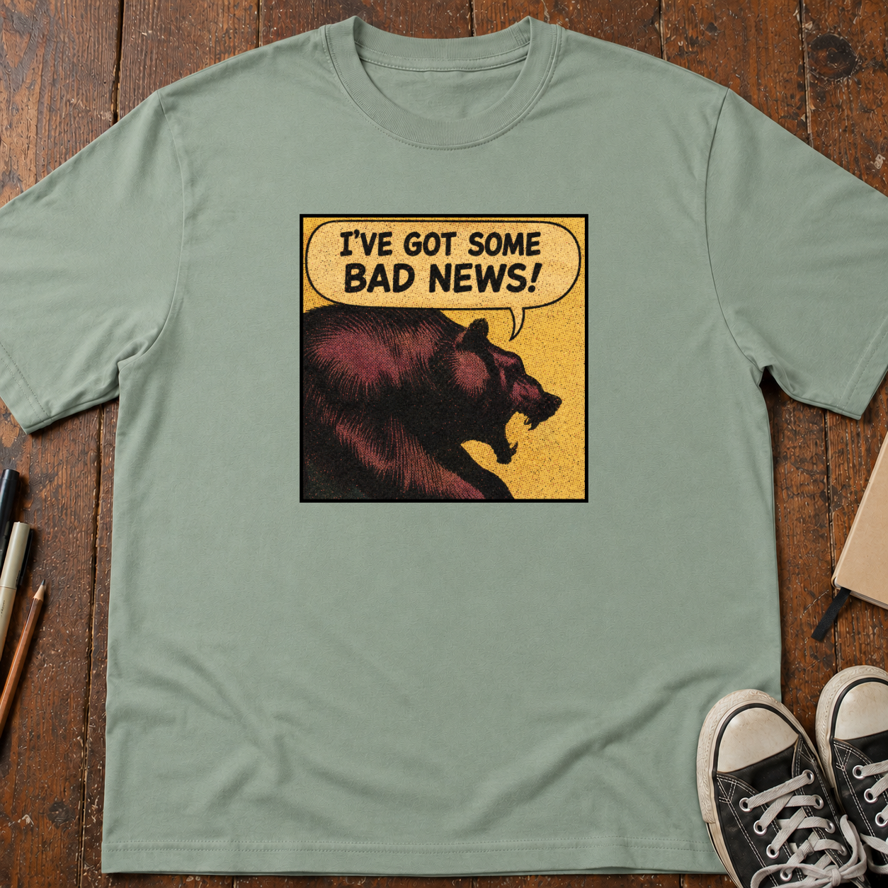 A Bear With Bad News T-Shirt