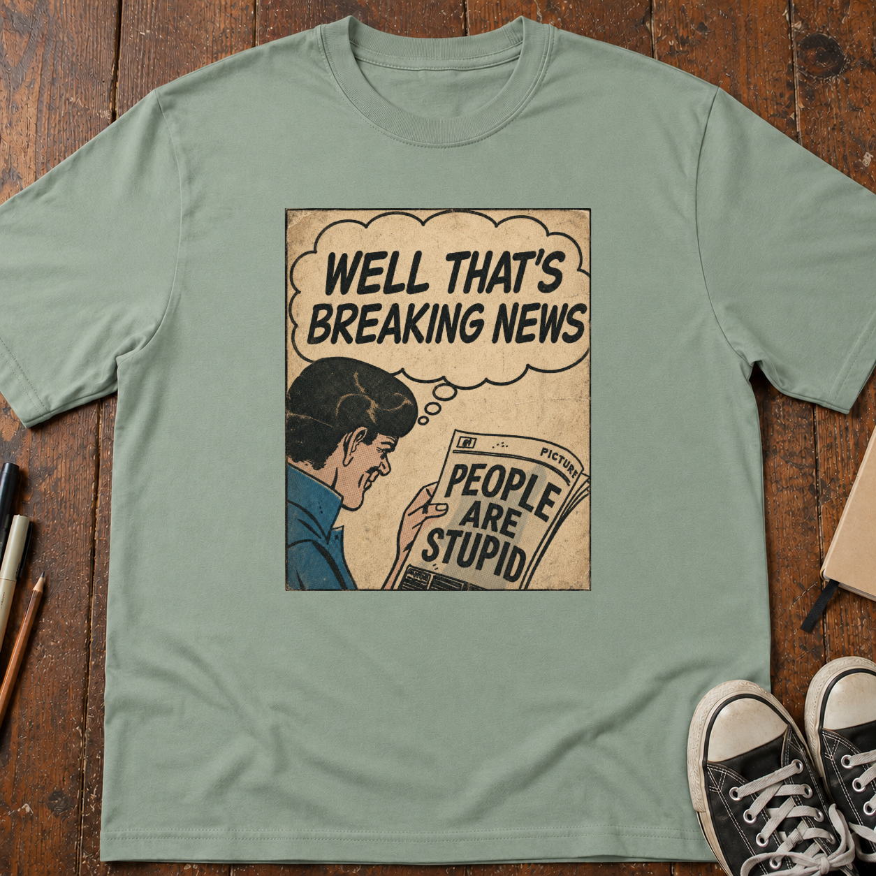 Stupid Breaking News T-Shirt