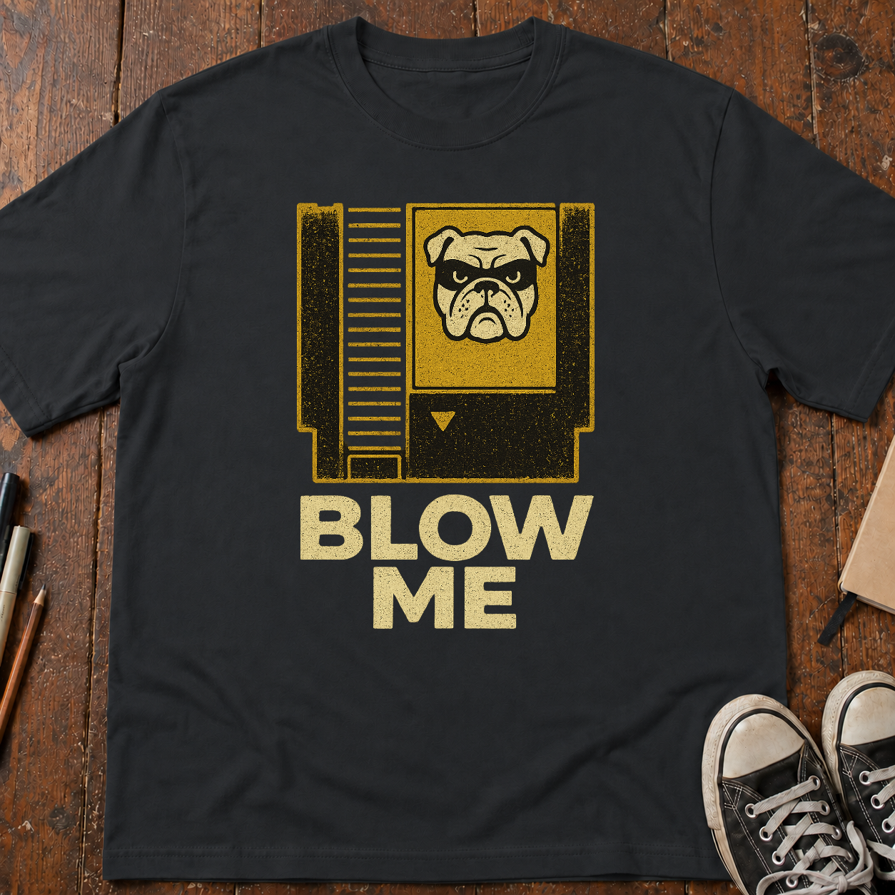 Blow Me Bulldog Cartridge T-Shirt