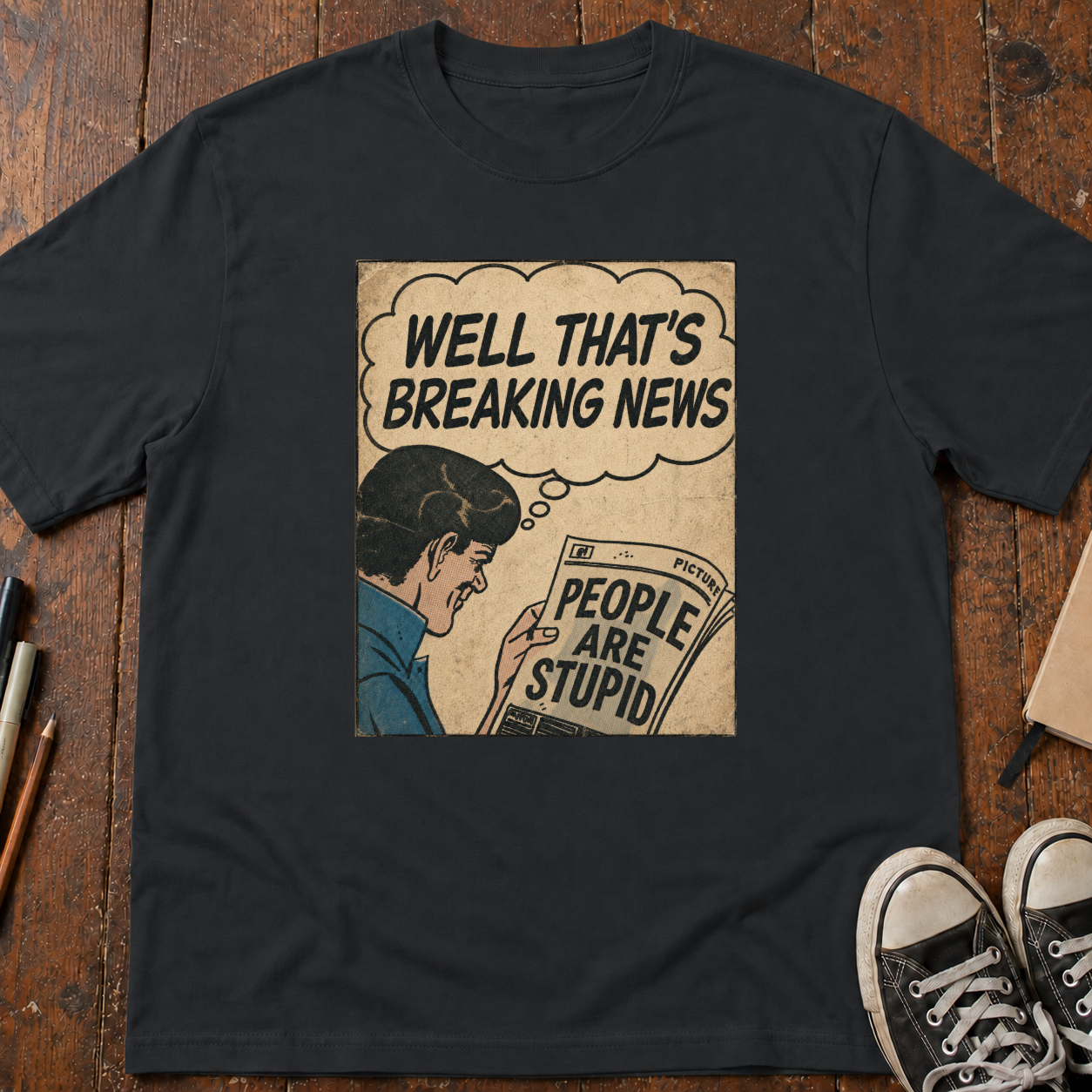 Stupid Breaking News T-Shirt