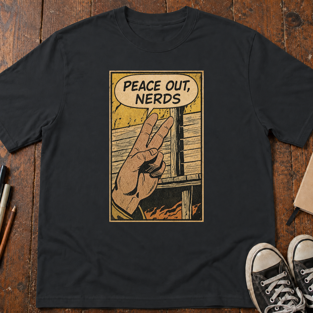 Peace Out, Nerds T-Shirt