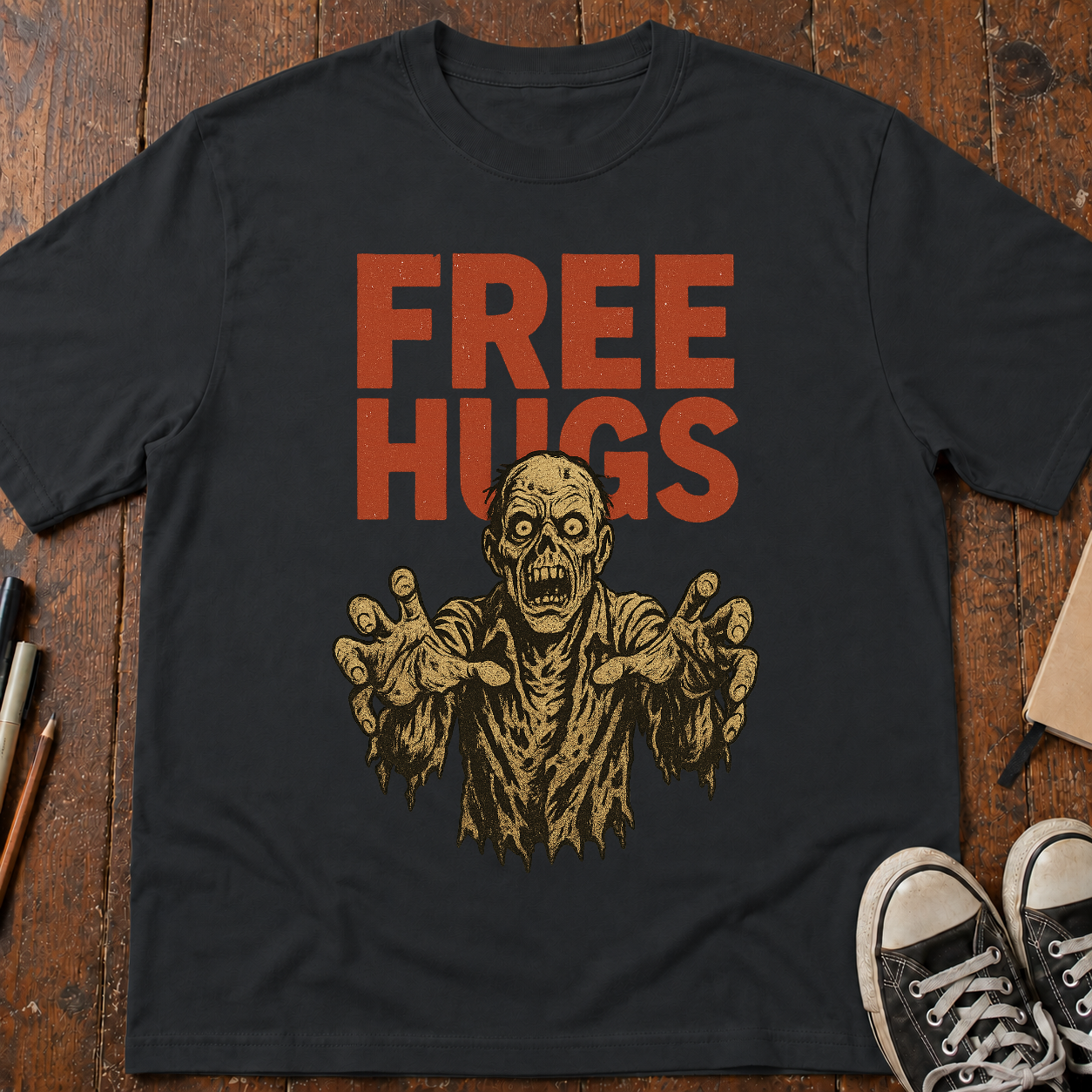 Free Hugs Zombie T-Shirt