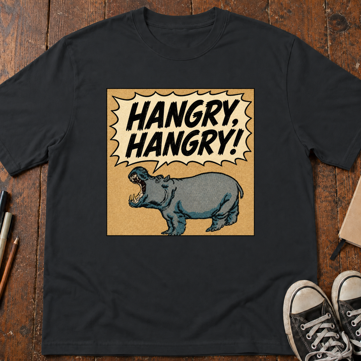 Hangry, Hangry Hippo T-Shirt