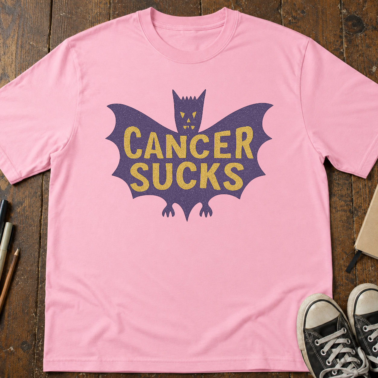 Cancer Sucks - COMICS CURING CANCER T-SHIRT