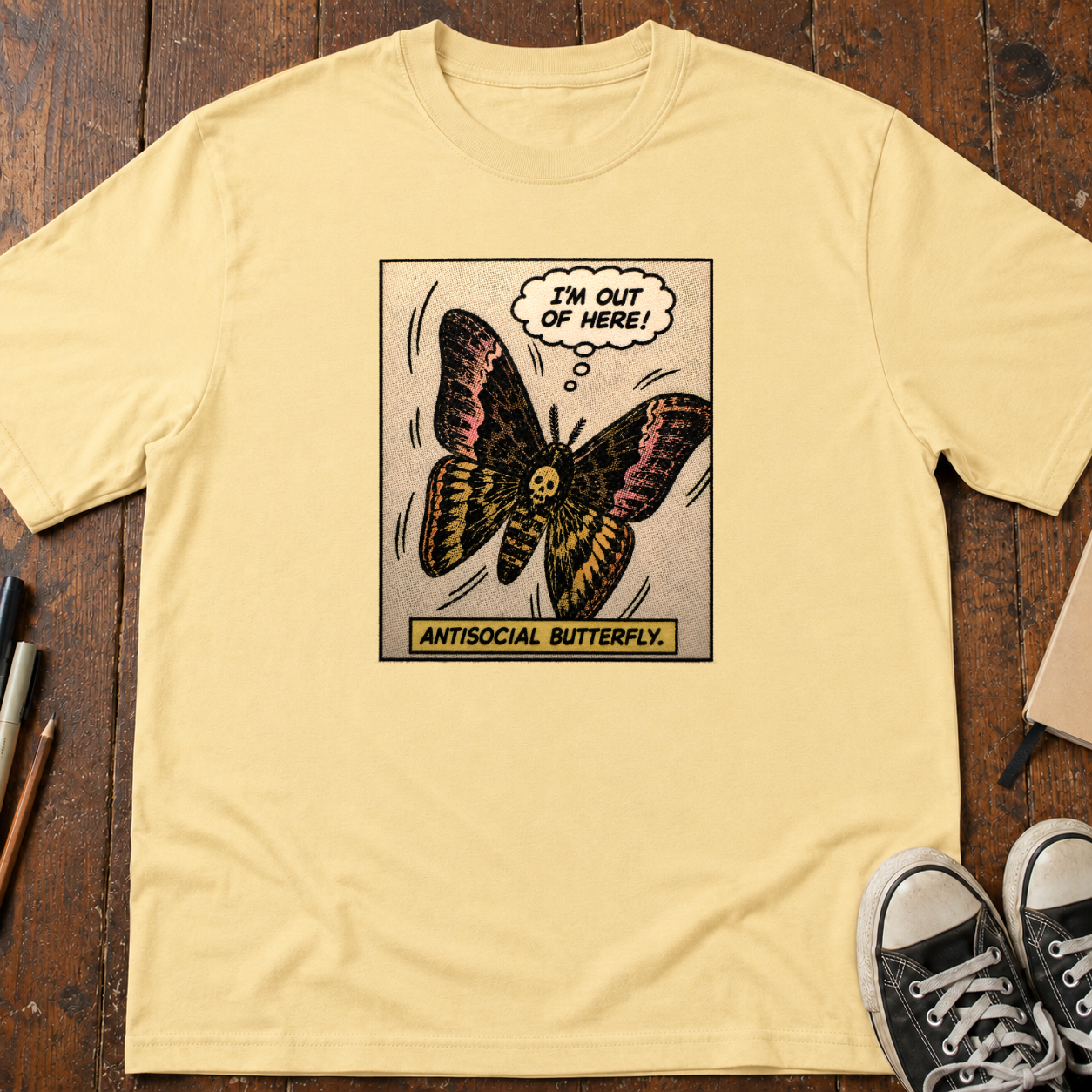 Antisocial Butterfly T-Shirt
