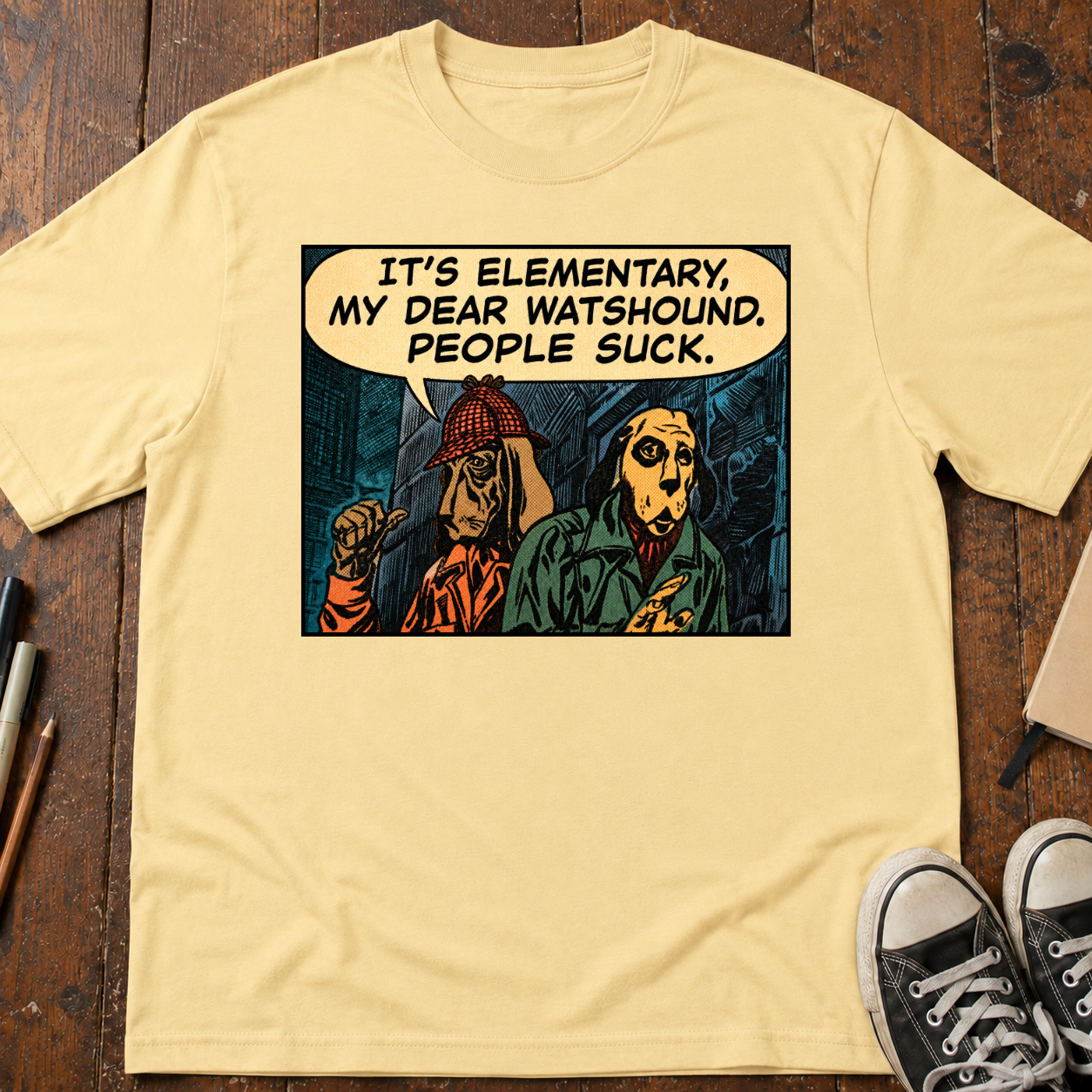 It's Elementary. People Suck. T-Shirt