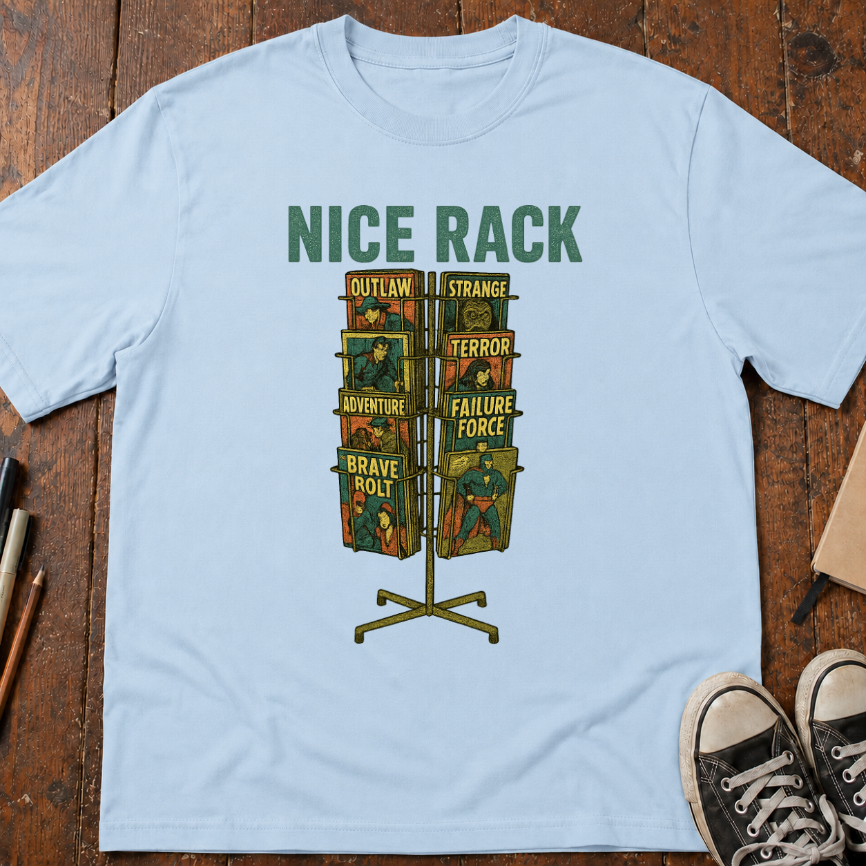 Nice Rack Comic Book T-Shirt