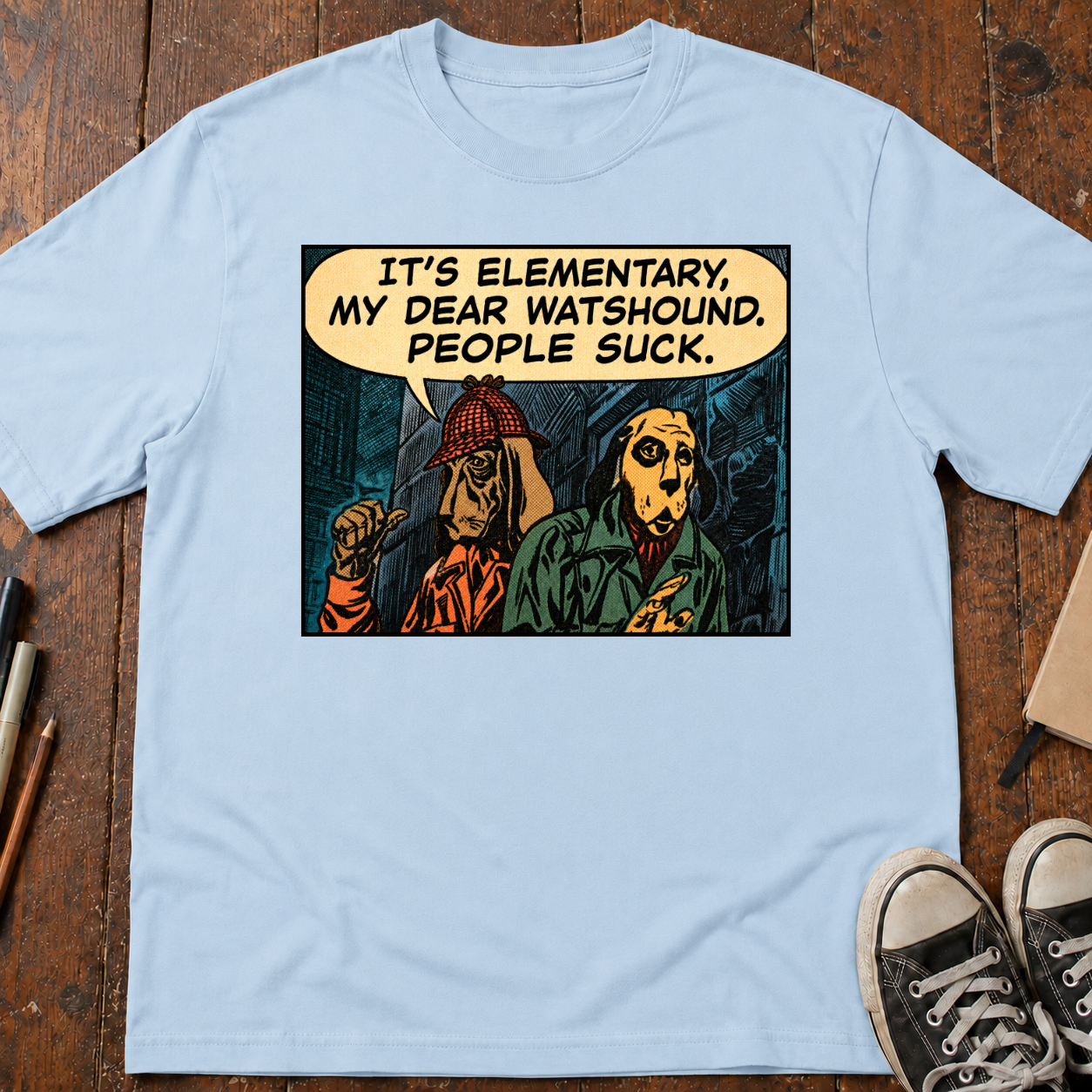 It's Elementary. People Suck. T-Shirt