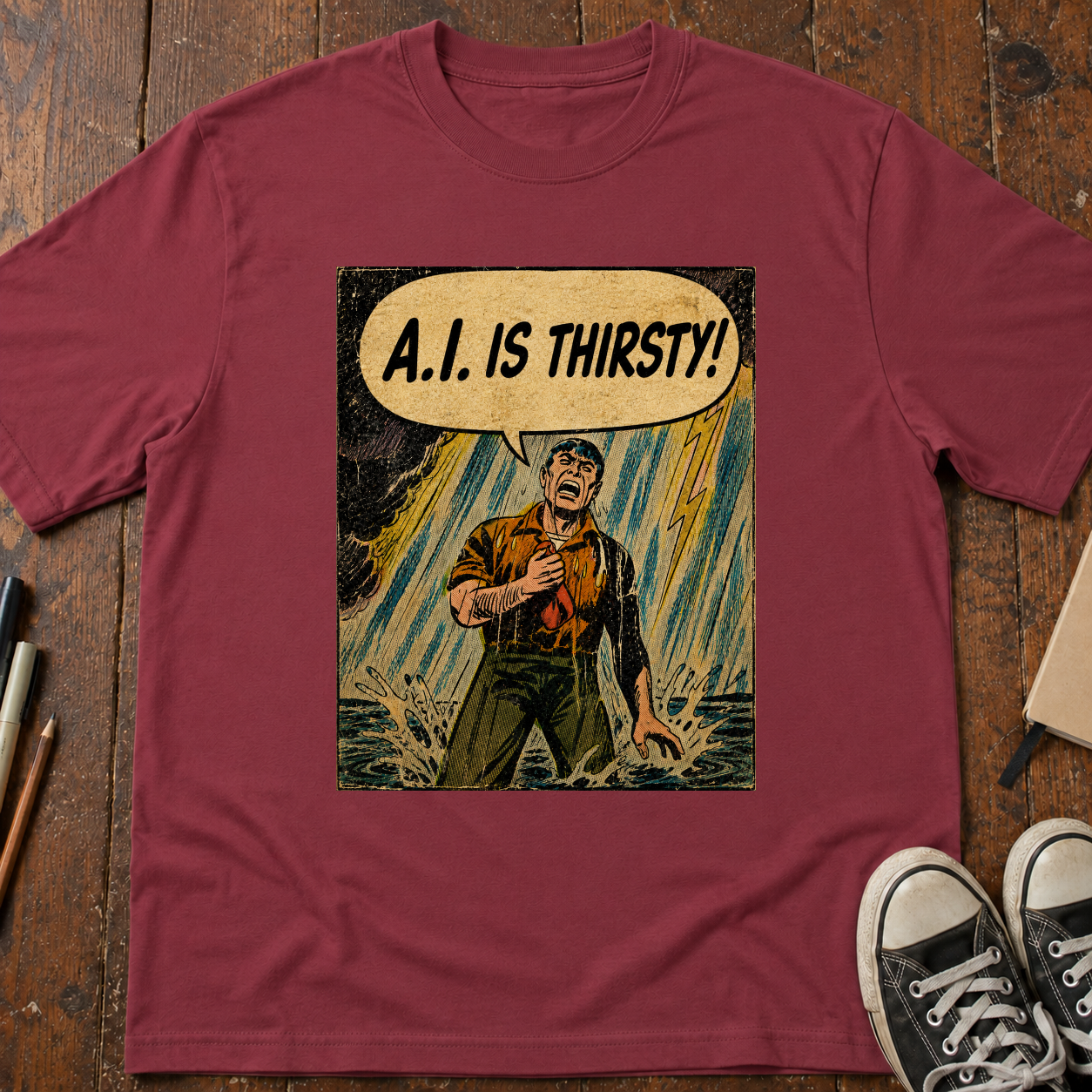 AI Is Thirsty T-Shirt