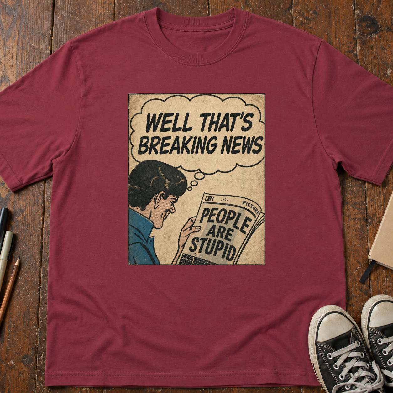 Stupid Breaking News T-Shirt