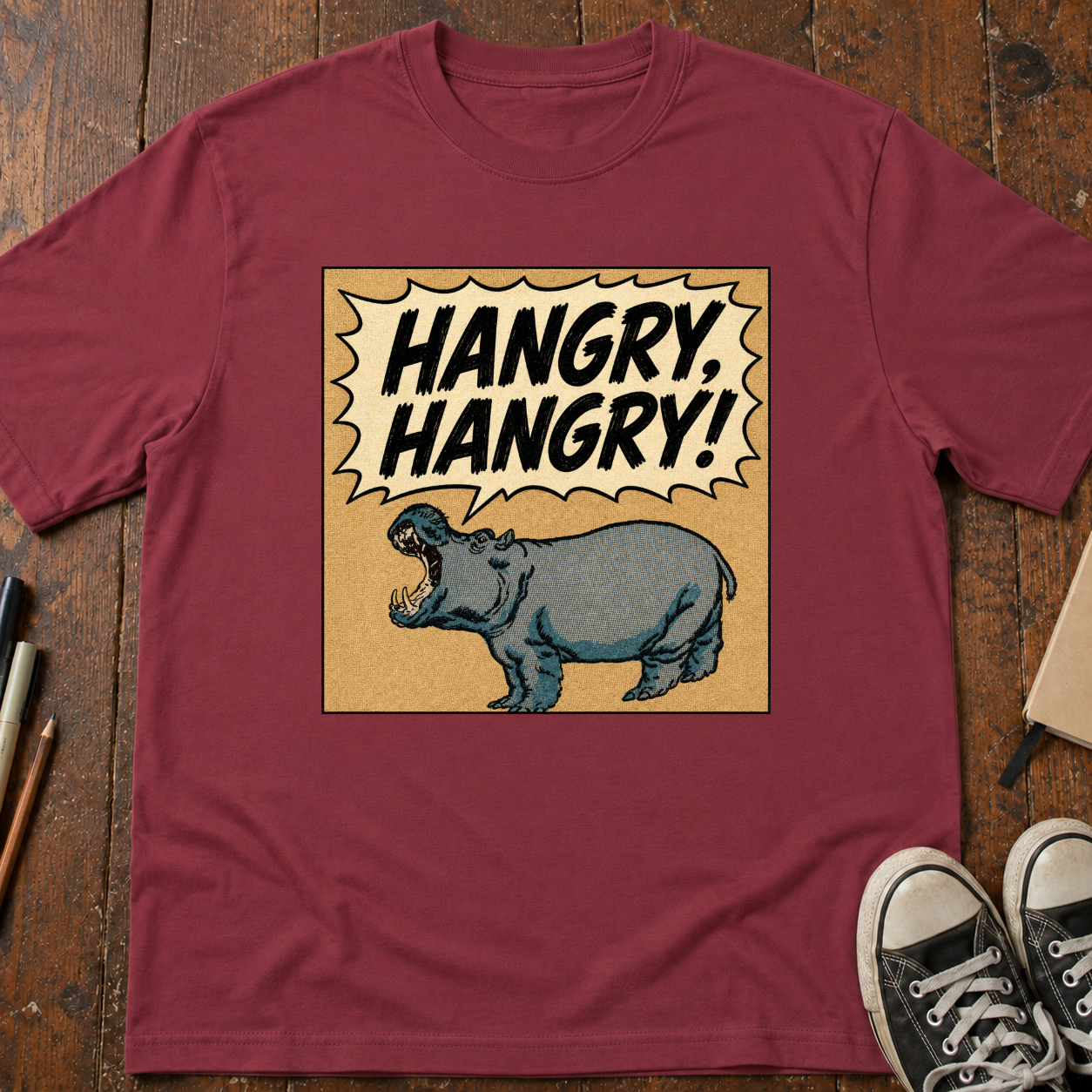 Hangry, Hangry Hippo T-Shirt