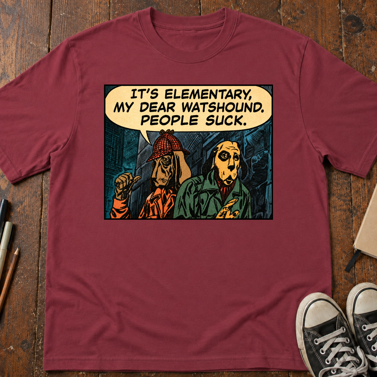 It's Elementary. People Suck. T-Shirt