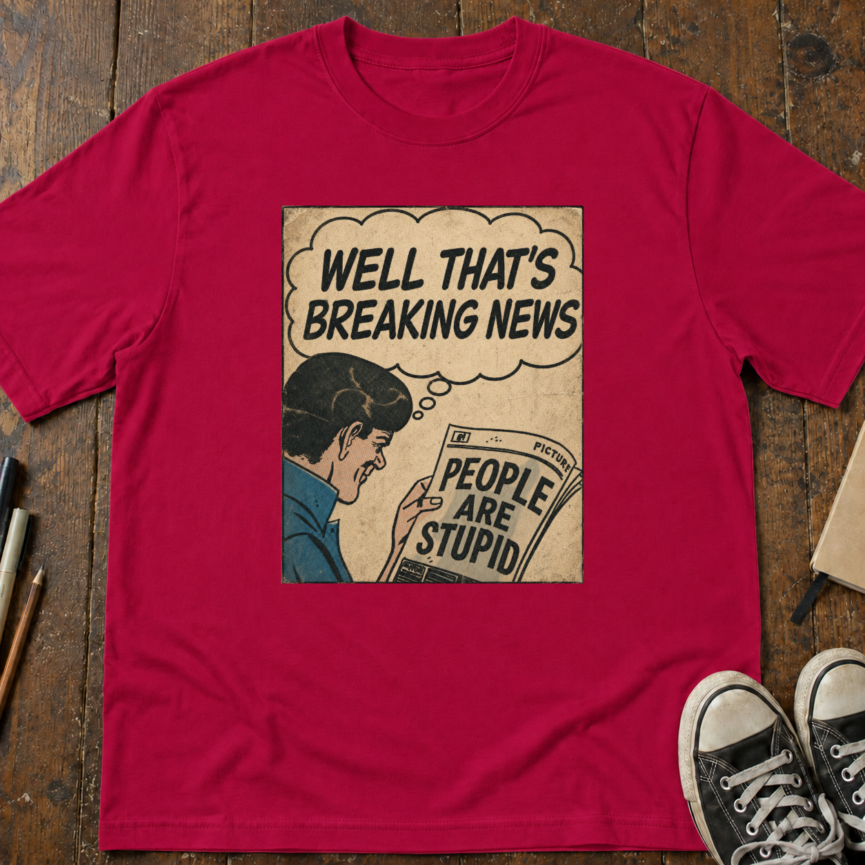 Stupid Breaking News T-Shirt