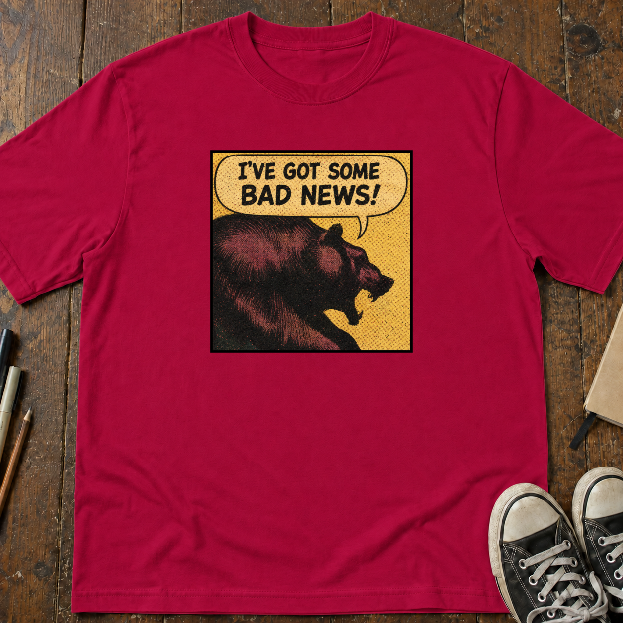 A Bear With Bad News T-Shirt