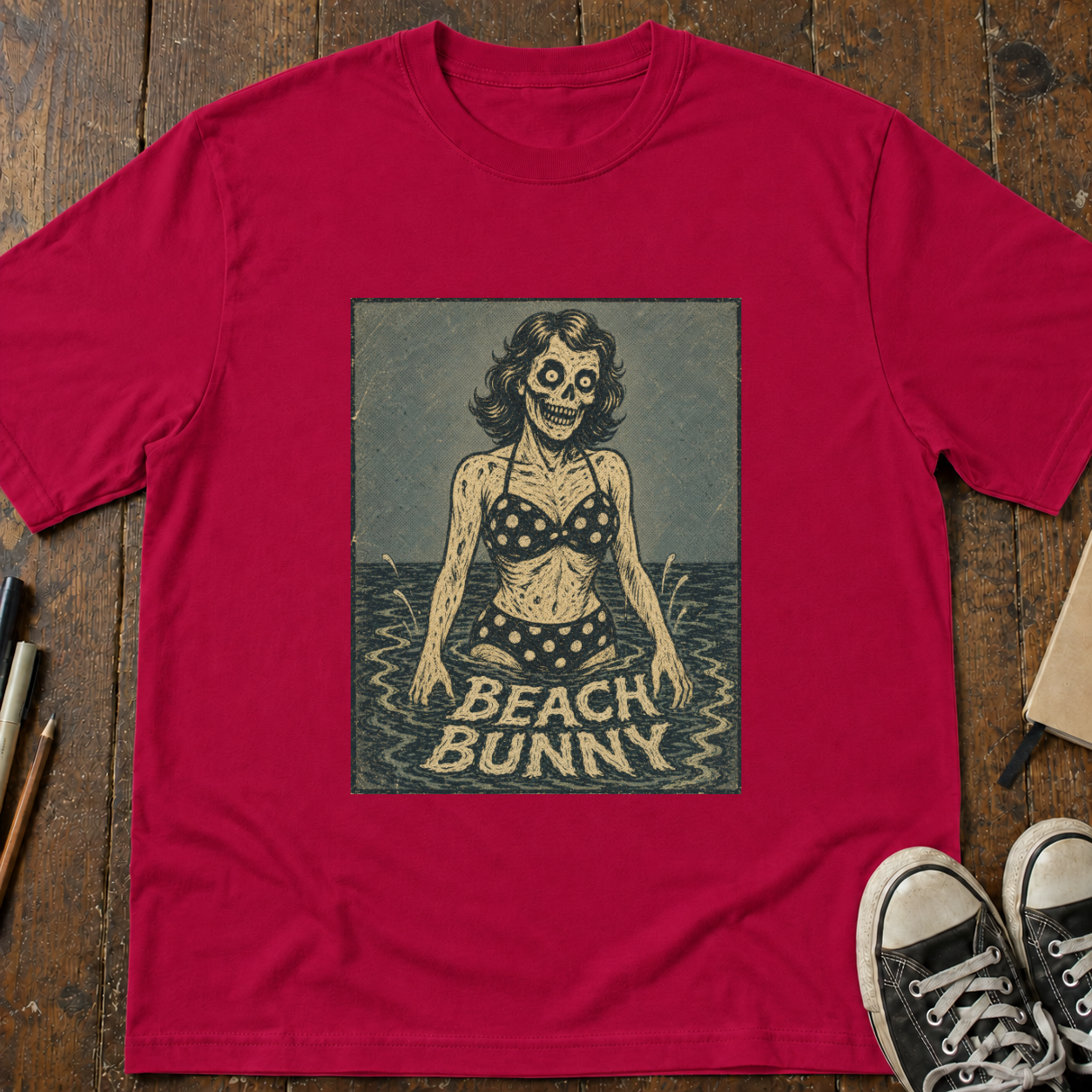 Zombie Beach Bunny T-Shirt
