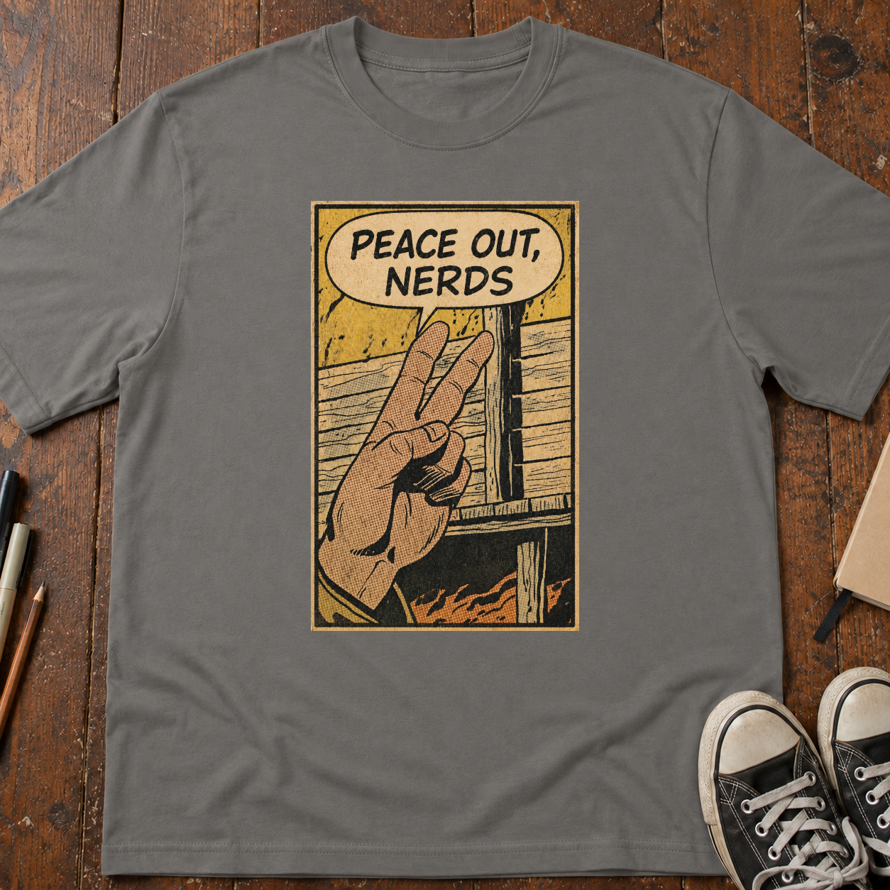 Peace Out, Nerds T-Shirt