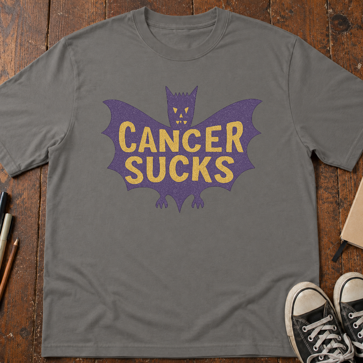 Cancer Sucks - COMICS CURING CANCER T-SHIRT