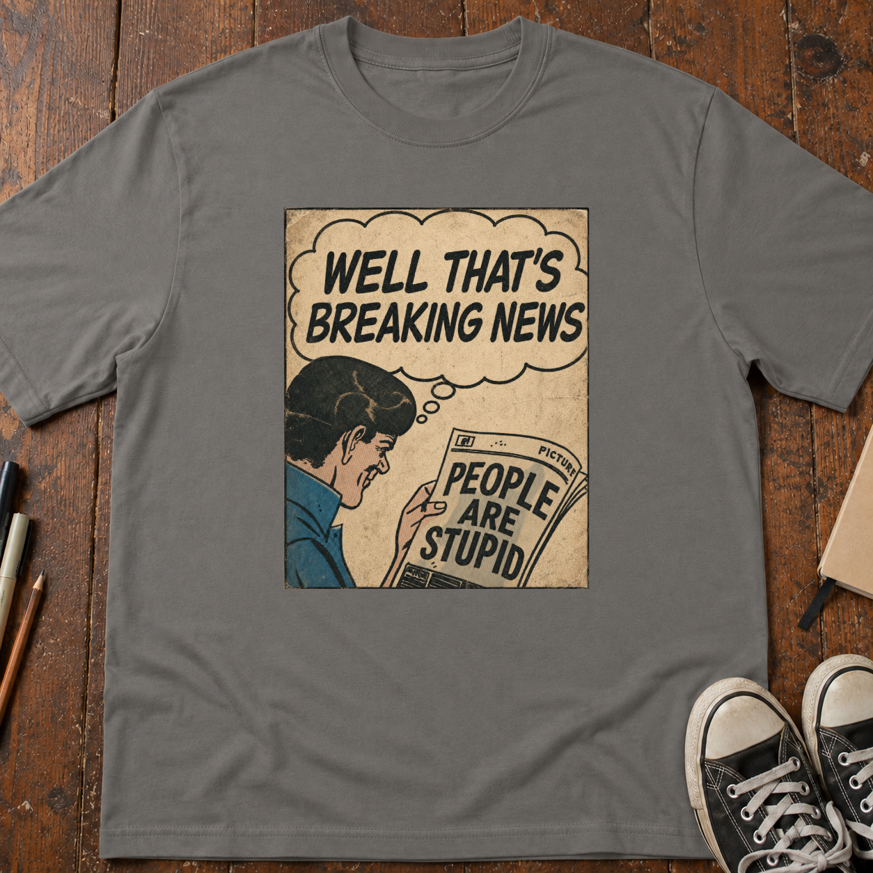 Stupid Breaking News T-Shirt